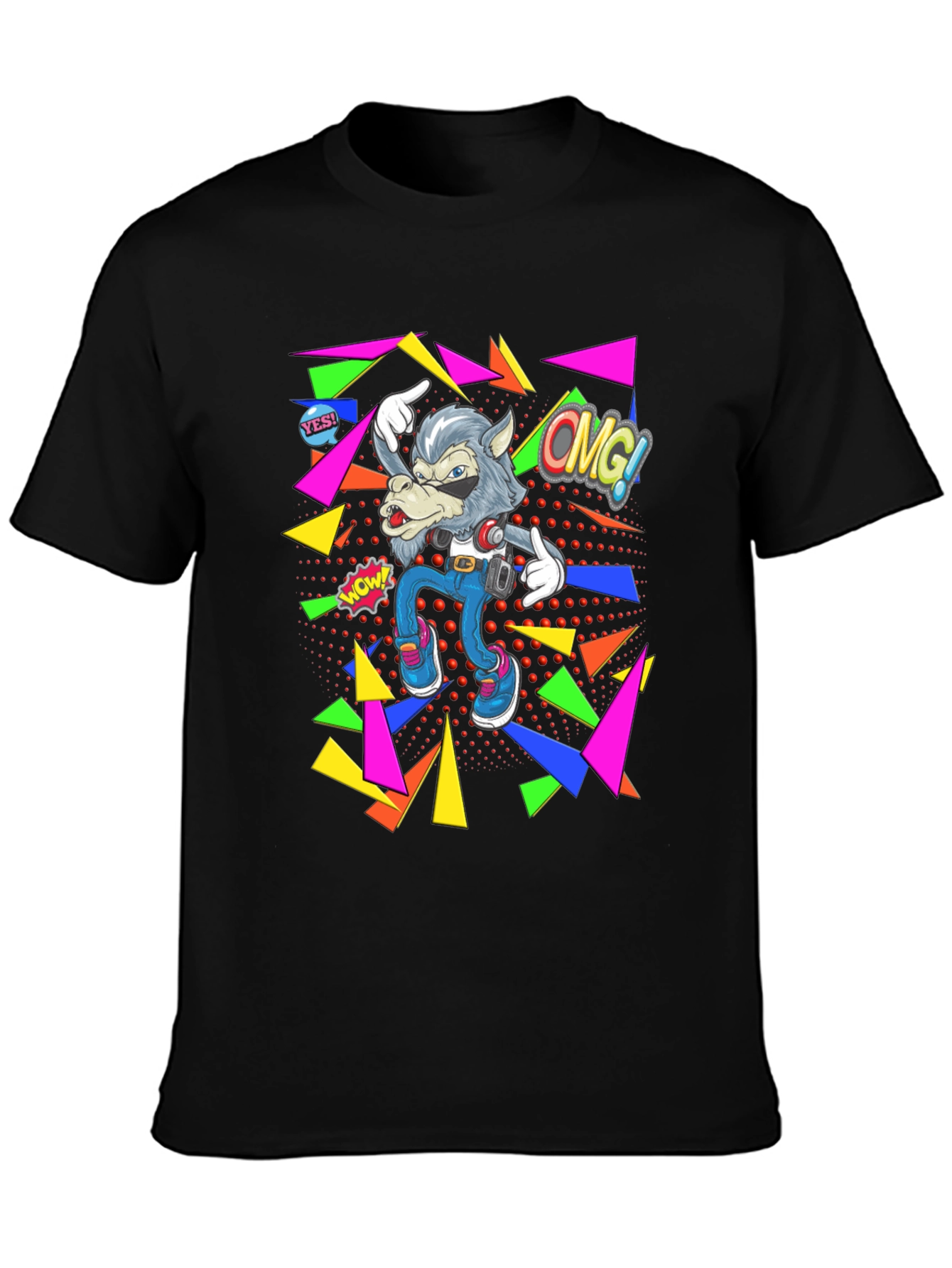 Retro Wolf Graphic Tee