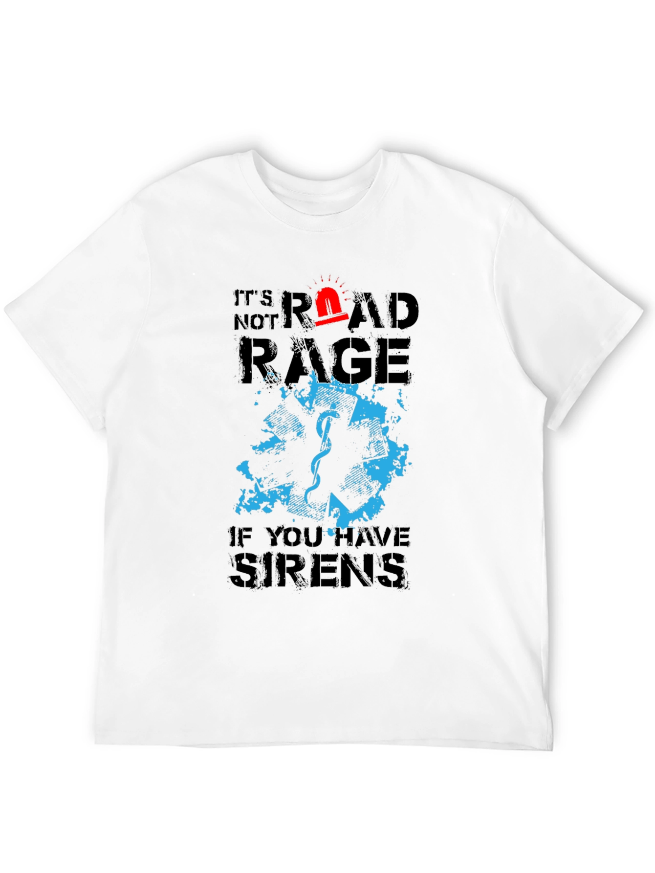 Funny EMT Road Rage Graphic T-Shirt