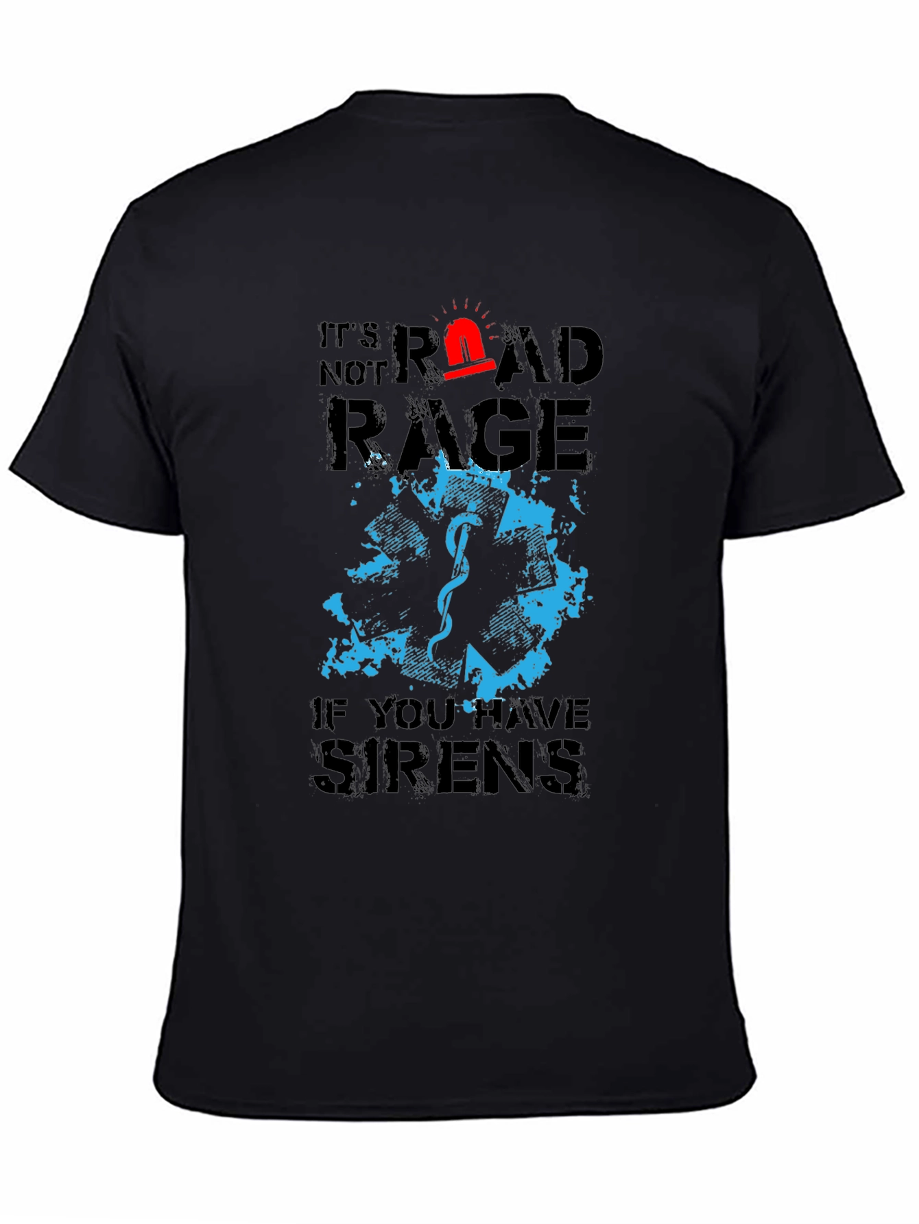 Funny EMT Road Rage Graphic T-Shirt