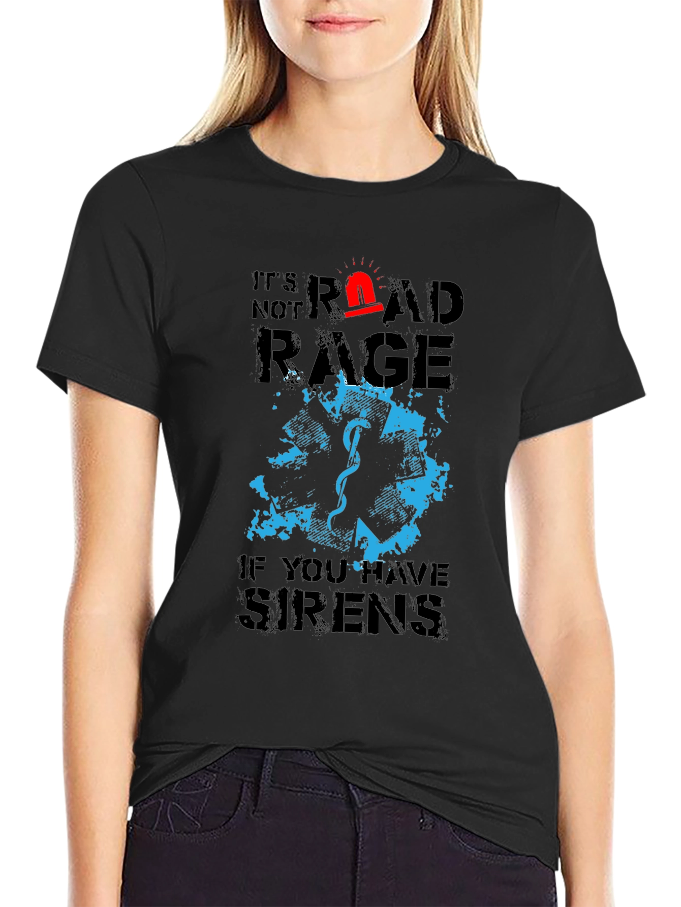 Funny EMT Road Rage Graphic T-Shirt