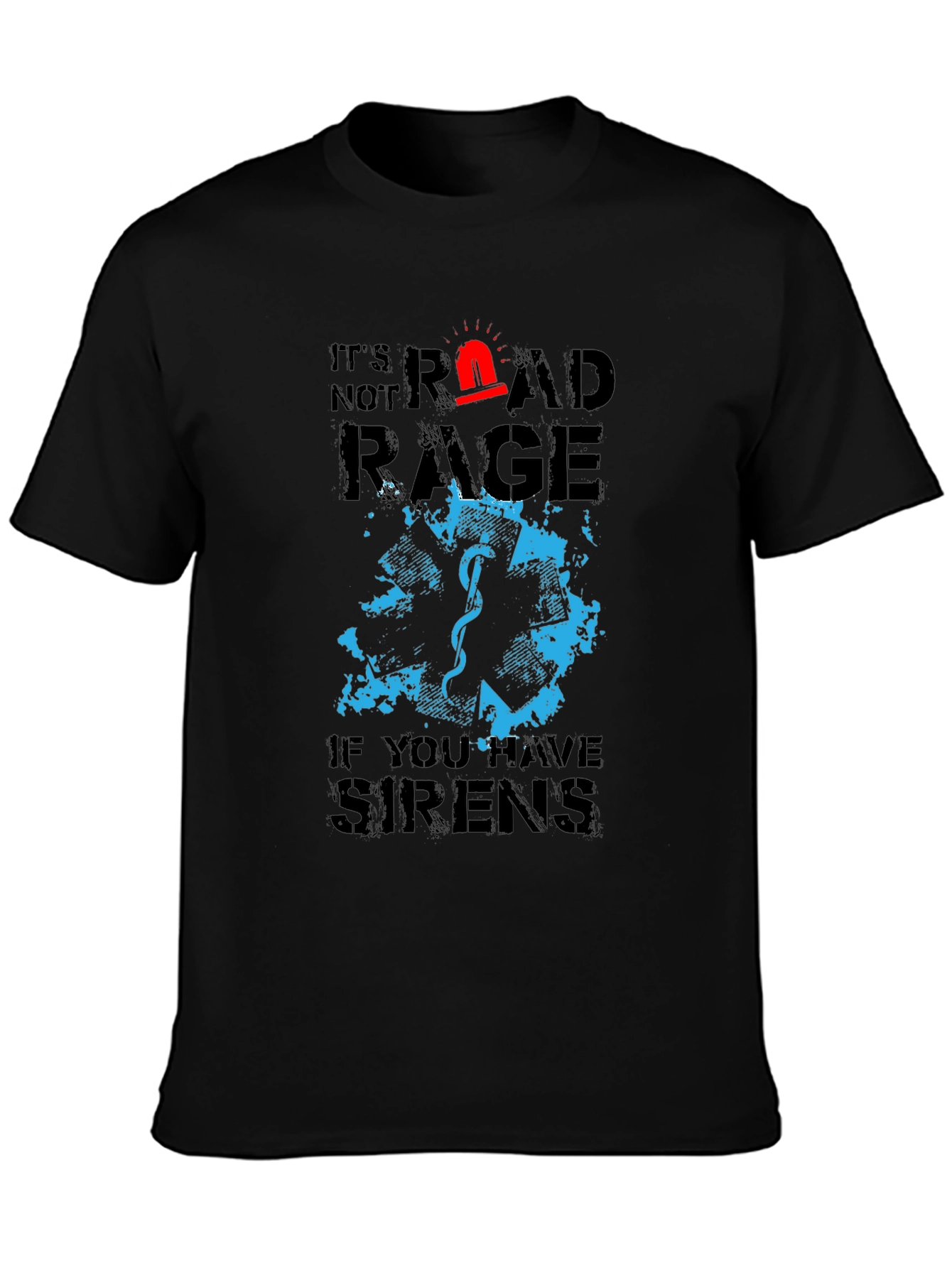 Funny EMT Road Rage Graphic T-Shirt