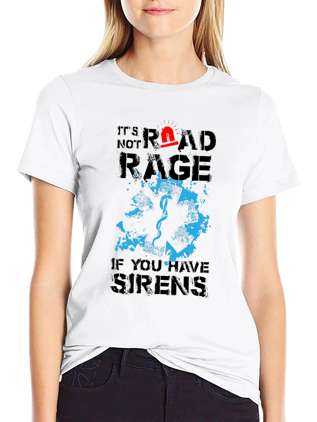 Funny EMT Road Rage Graphic T-Shirt
