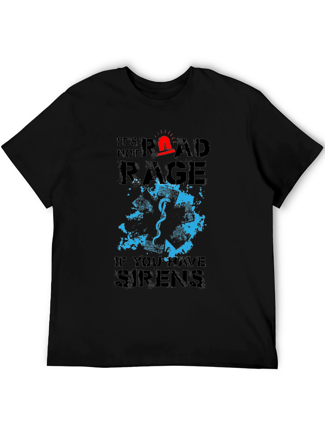 Funny EMT Road Rage Graphic T-Shirt