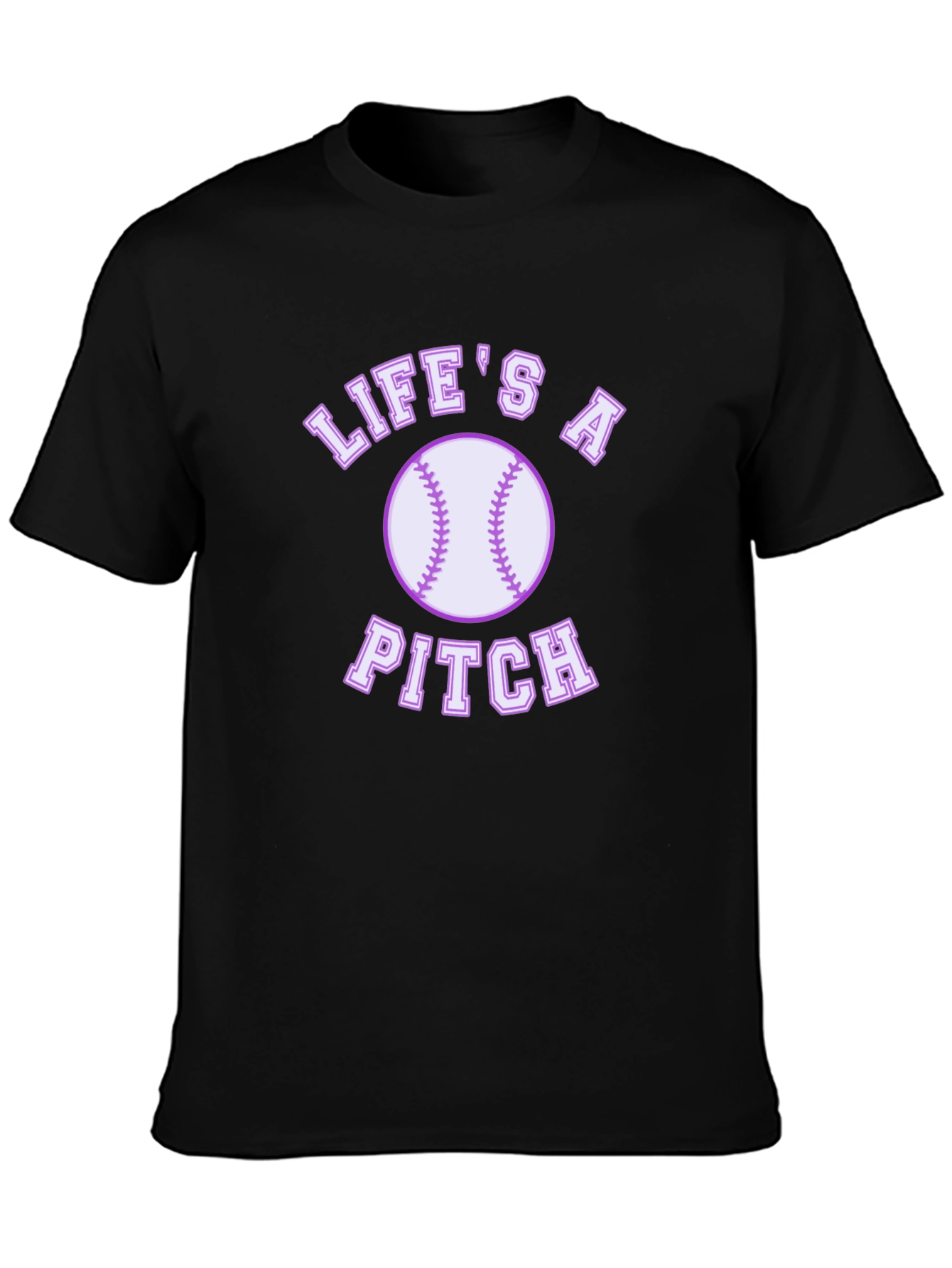 Lifes a Pitch Graphic T-Shirt