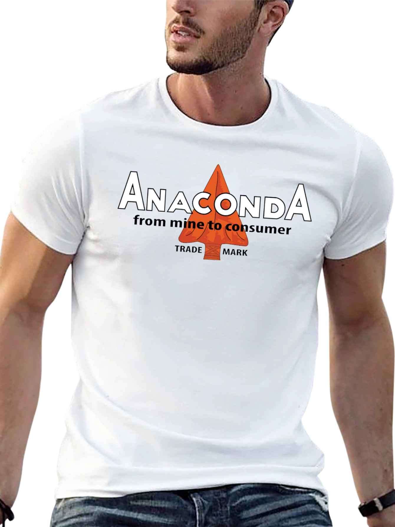 Anaconda Black Cotton Tee - From Mine to Consumer