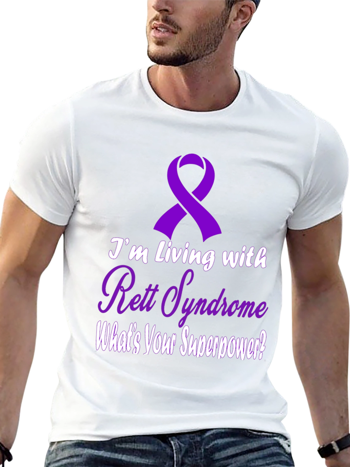 Rett Syndrome Awareness T-Shirt - Whats Your Superpower?