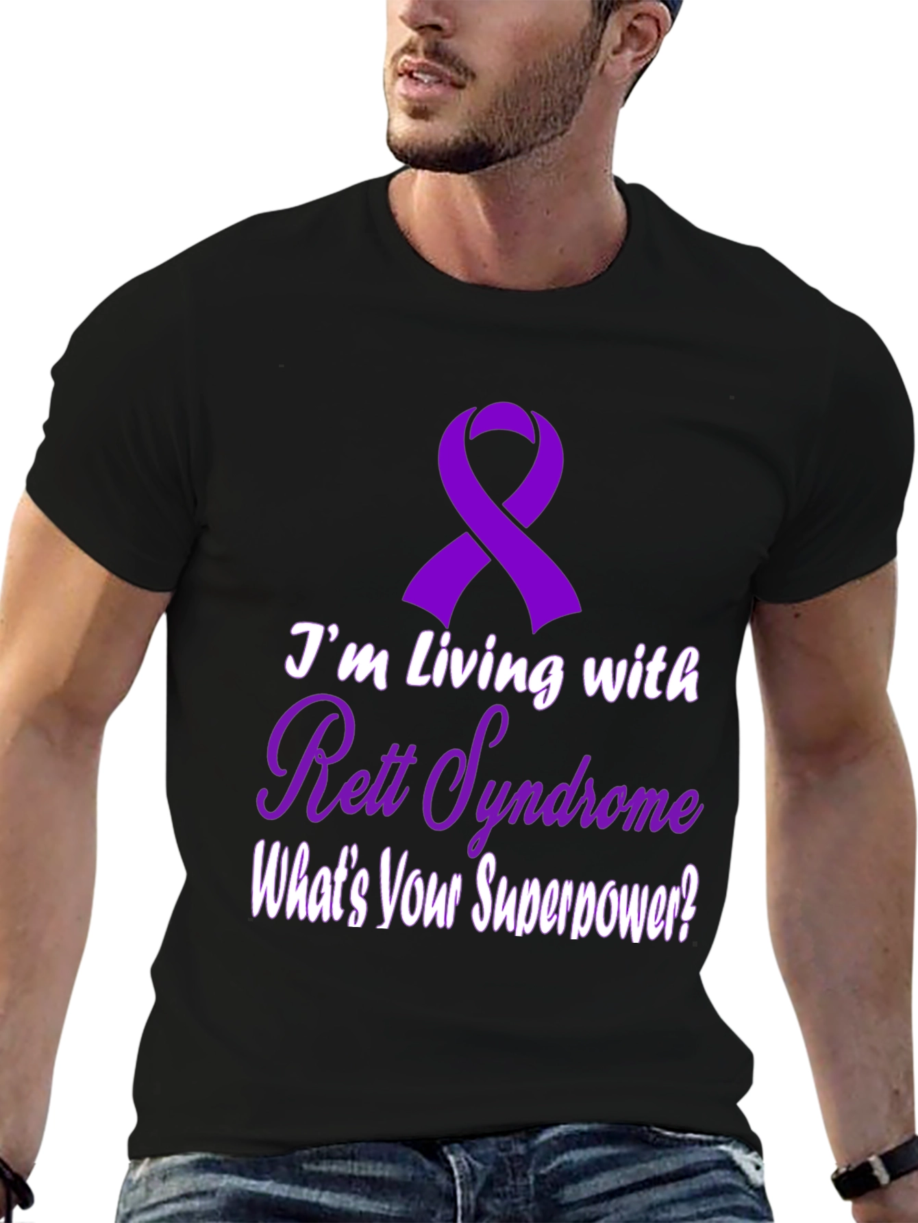Rett Syndrome Awareness T-Shirt - Whats Your Superpower?