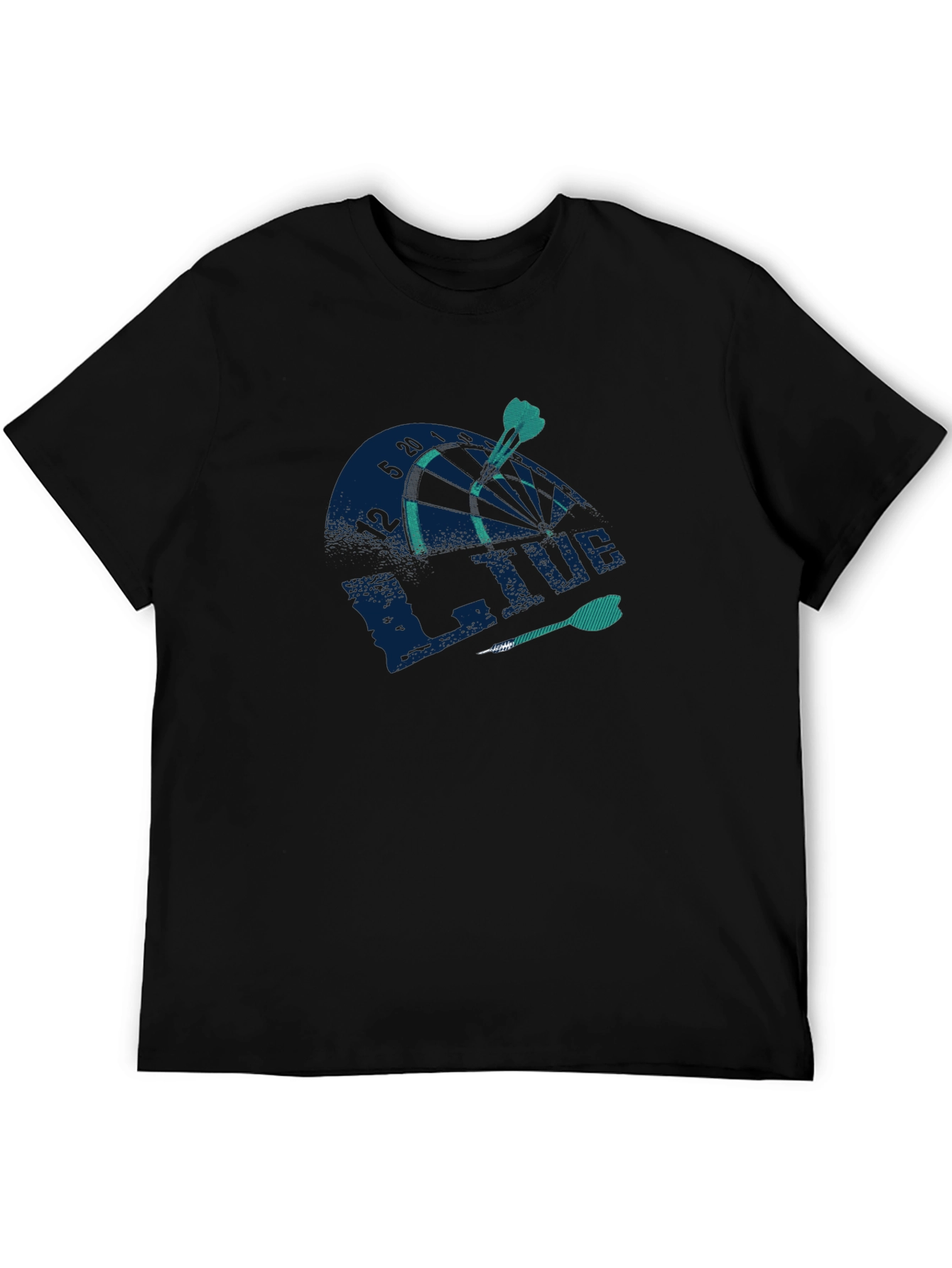 Dartboard Graphic T-Shirt - Casual Style