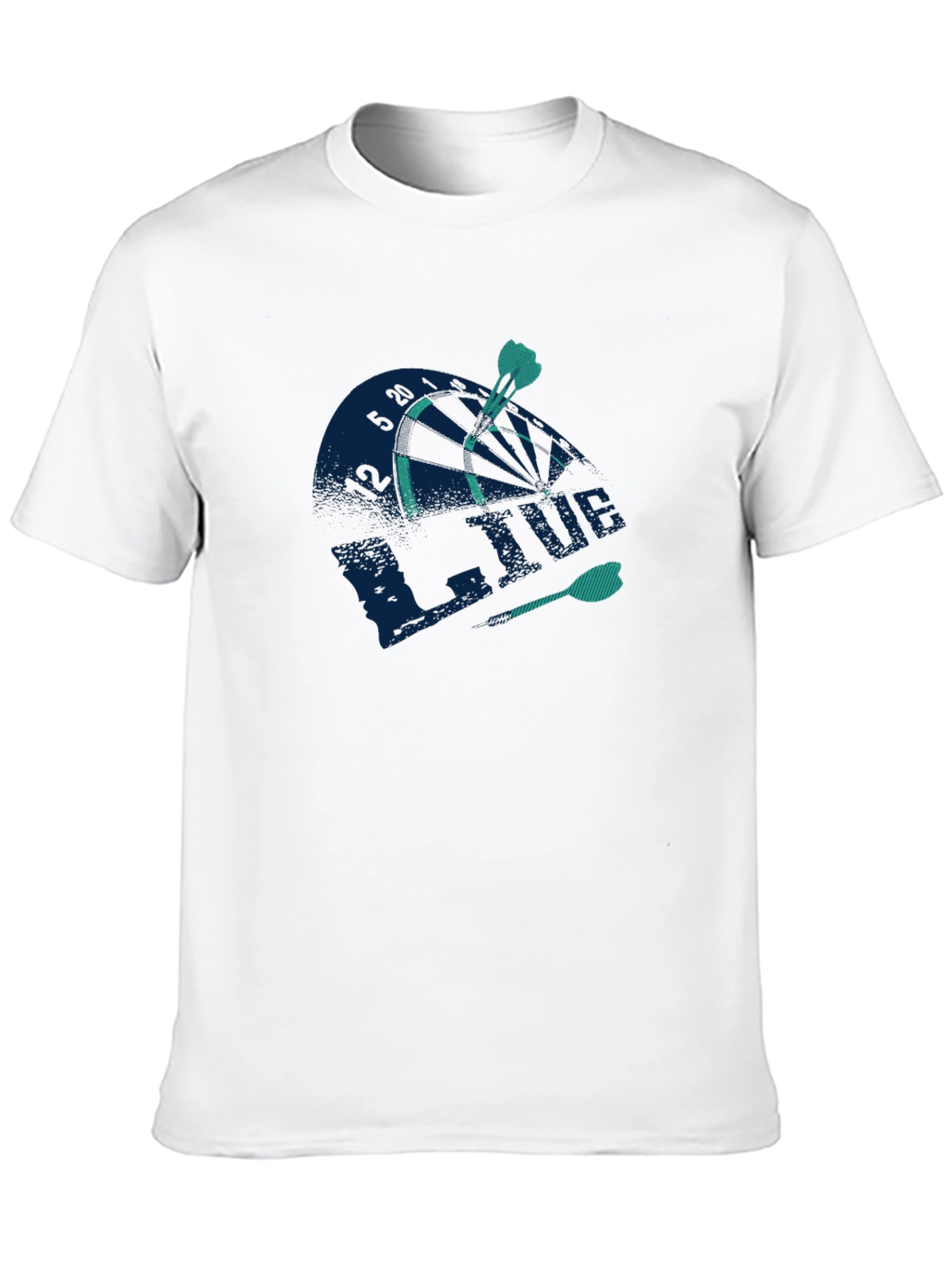 Dartboard Graphic T-Shirt - Casual Style