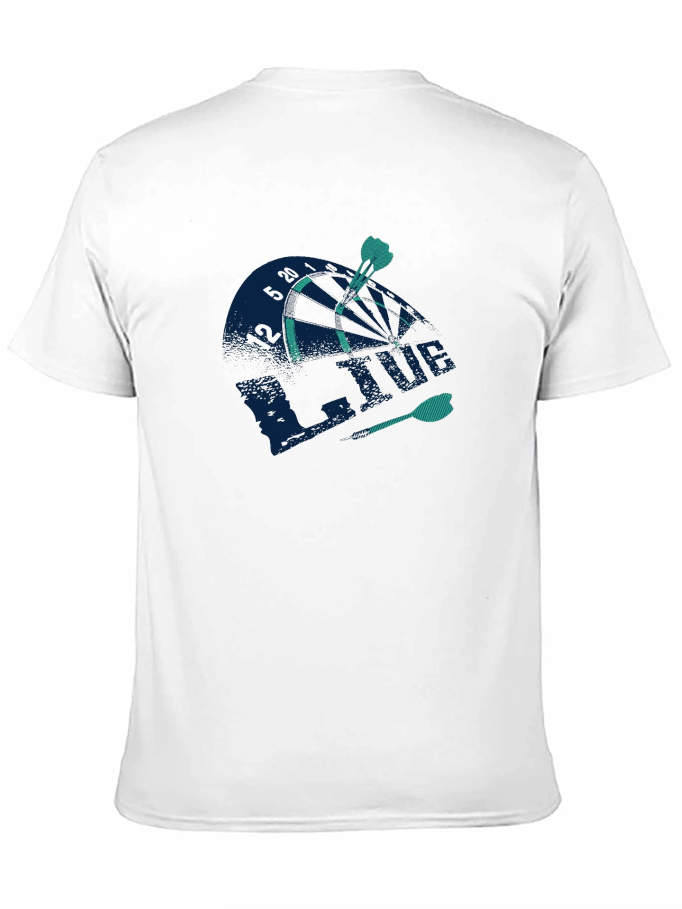 Dartboard Graphic T-Shirt - Casual Style