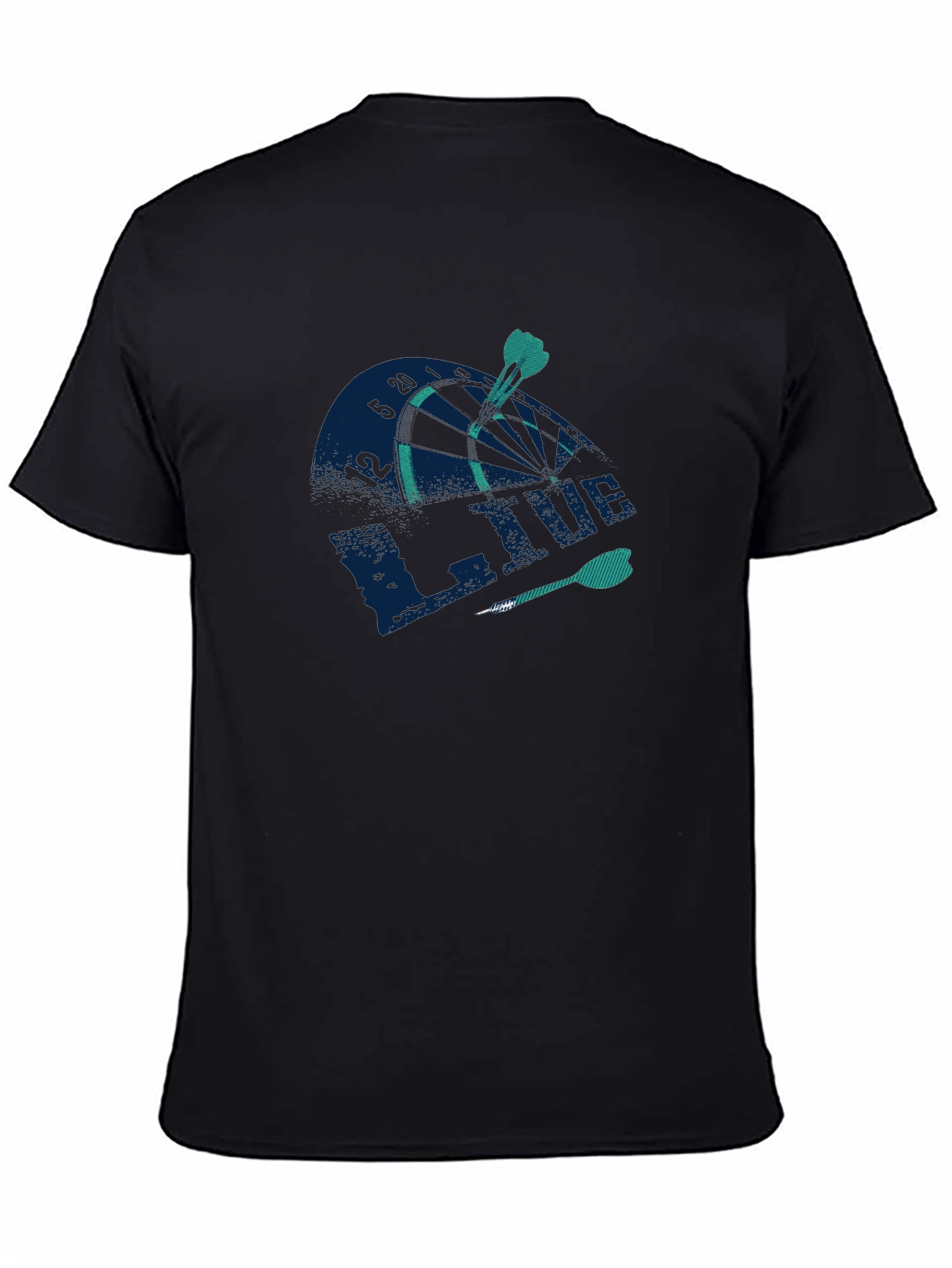 Dartboard Graphic T-Shirt - Casual Style