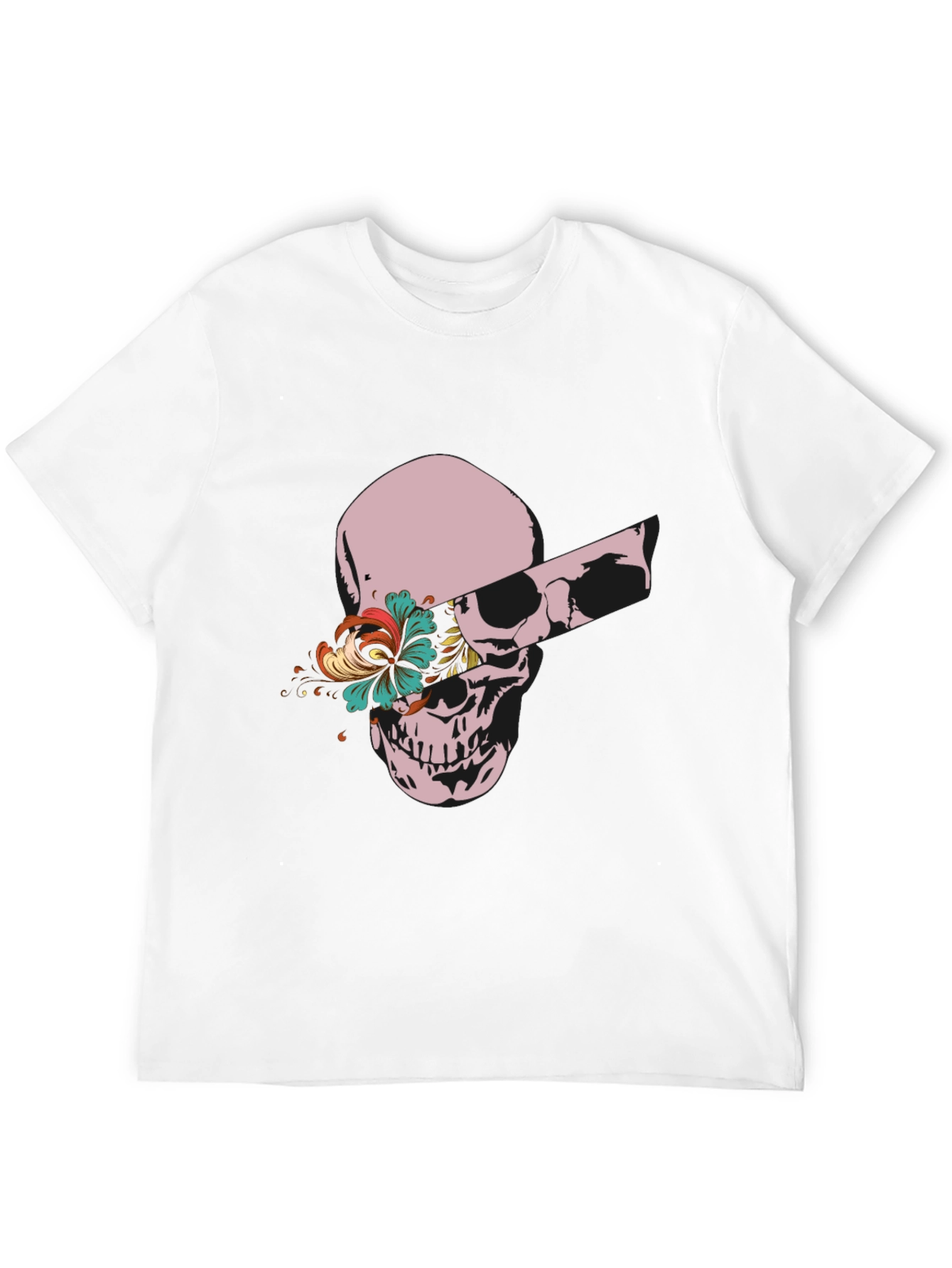 Skull & Flower Graphic Tee