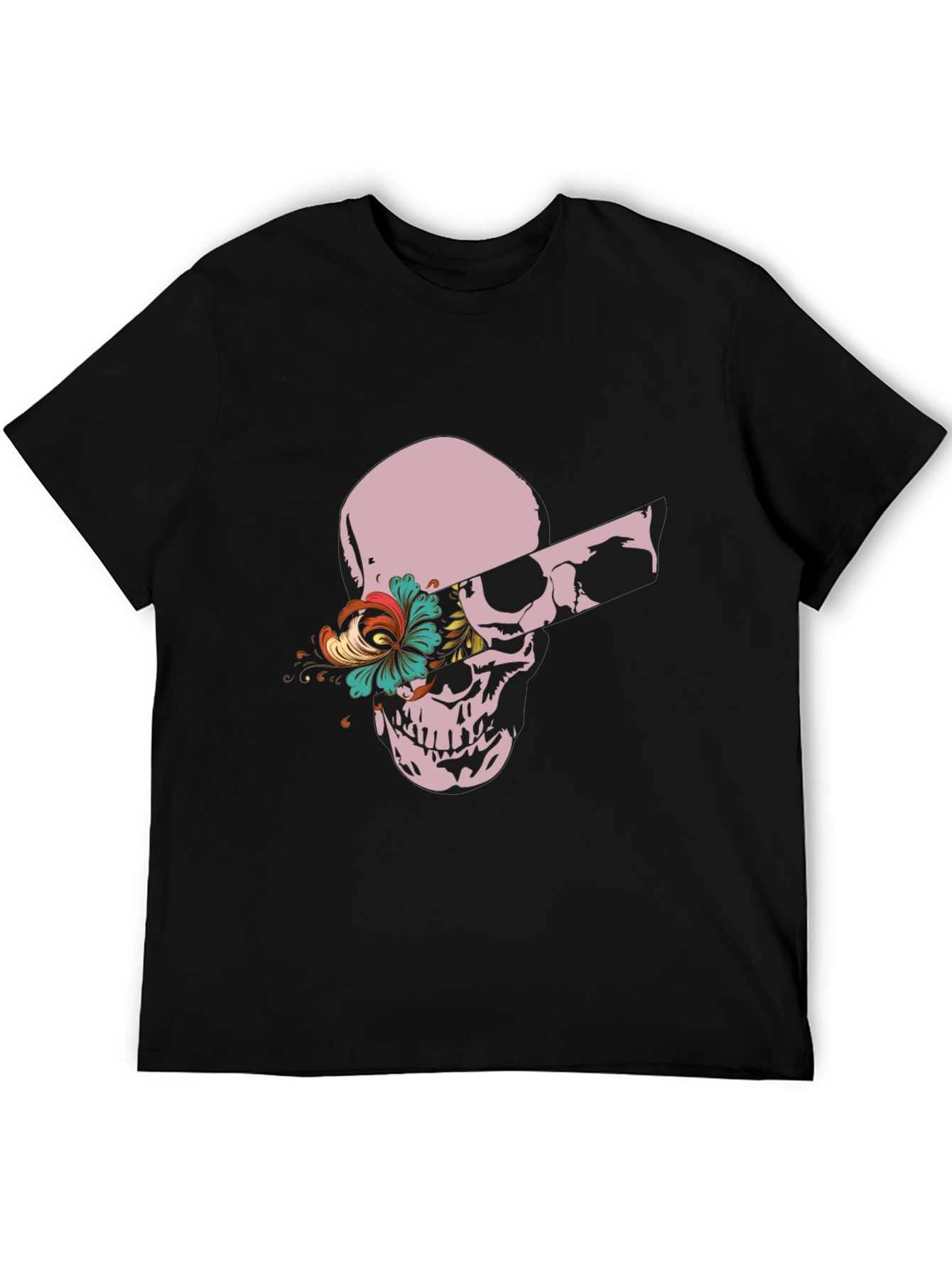 Skull & Flower Graphic Tee