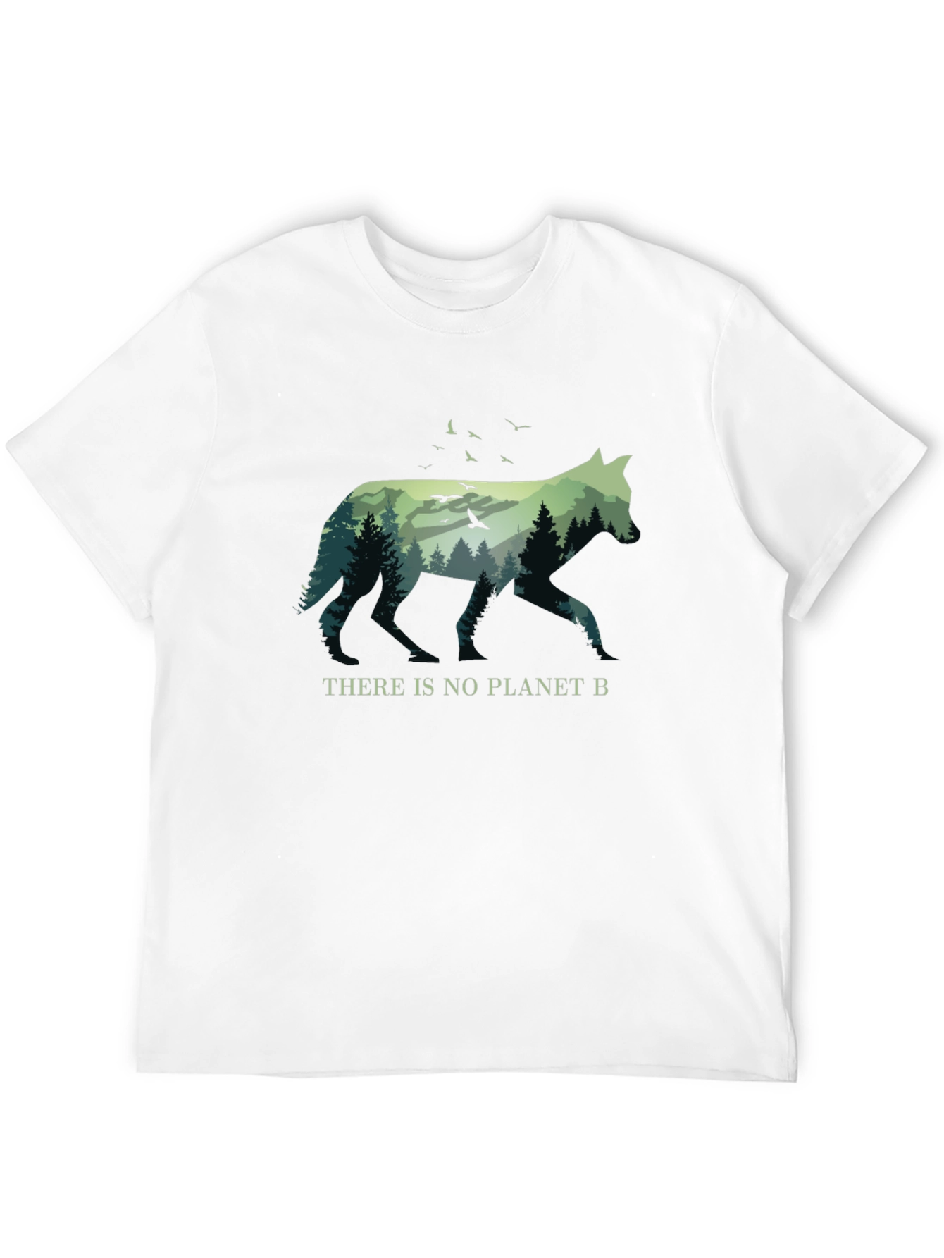 Planet B Nature Wolf Graphic Tee