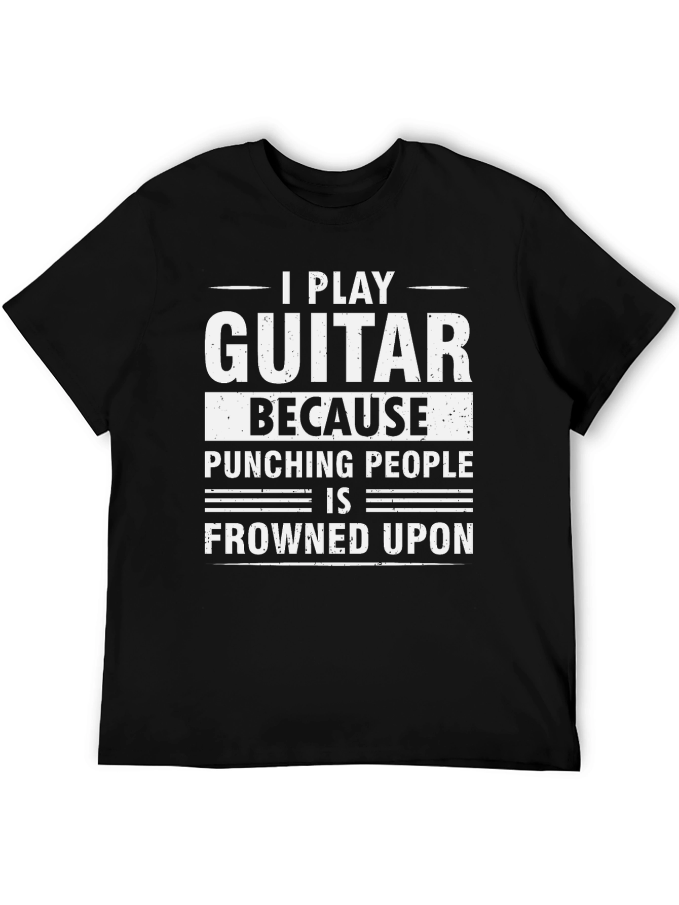 I Play Guitar Graphic T-Shirt