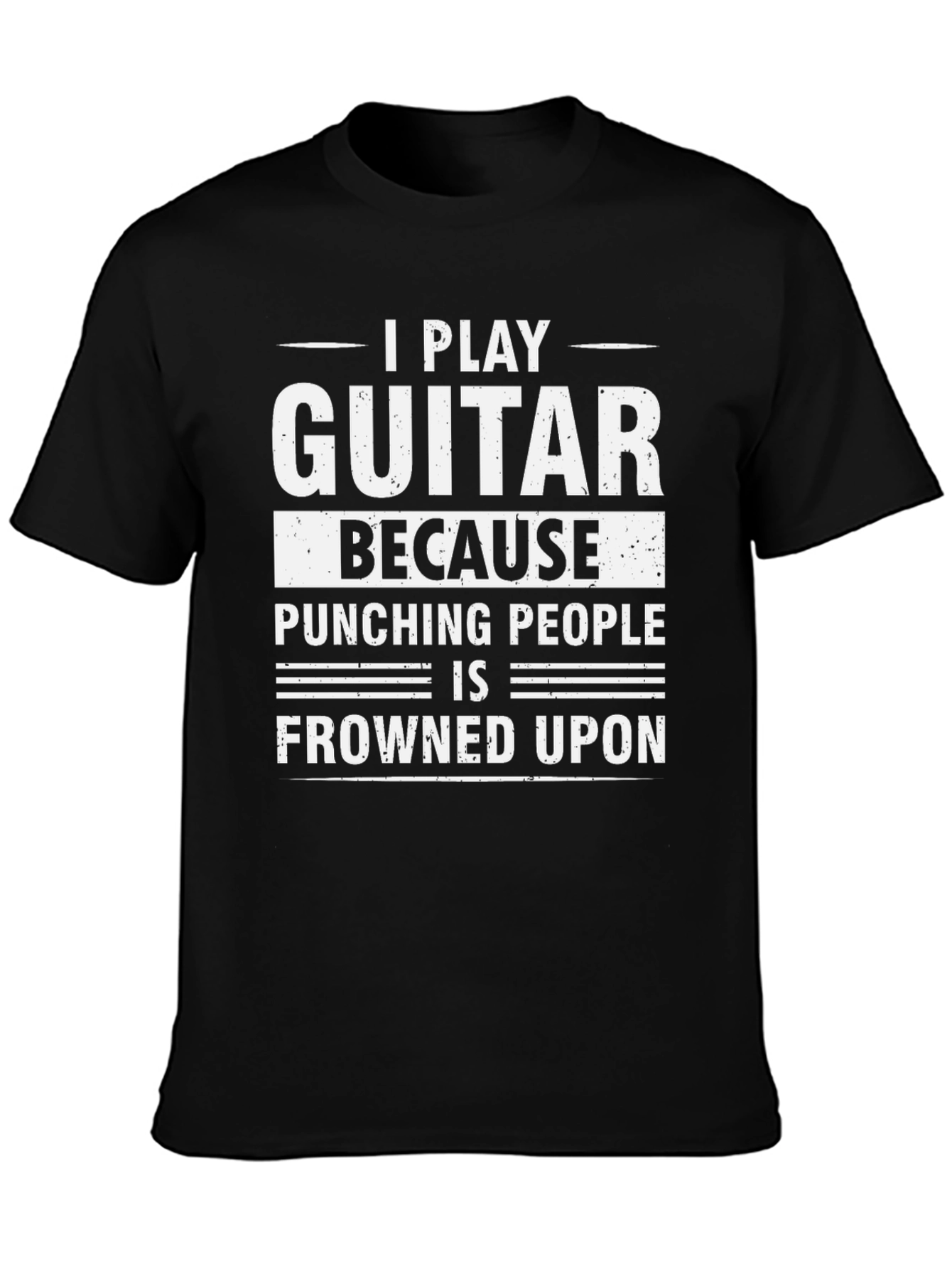I Play Guitar Graphic T-Shirt