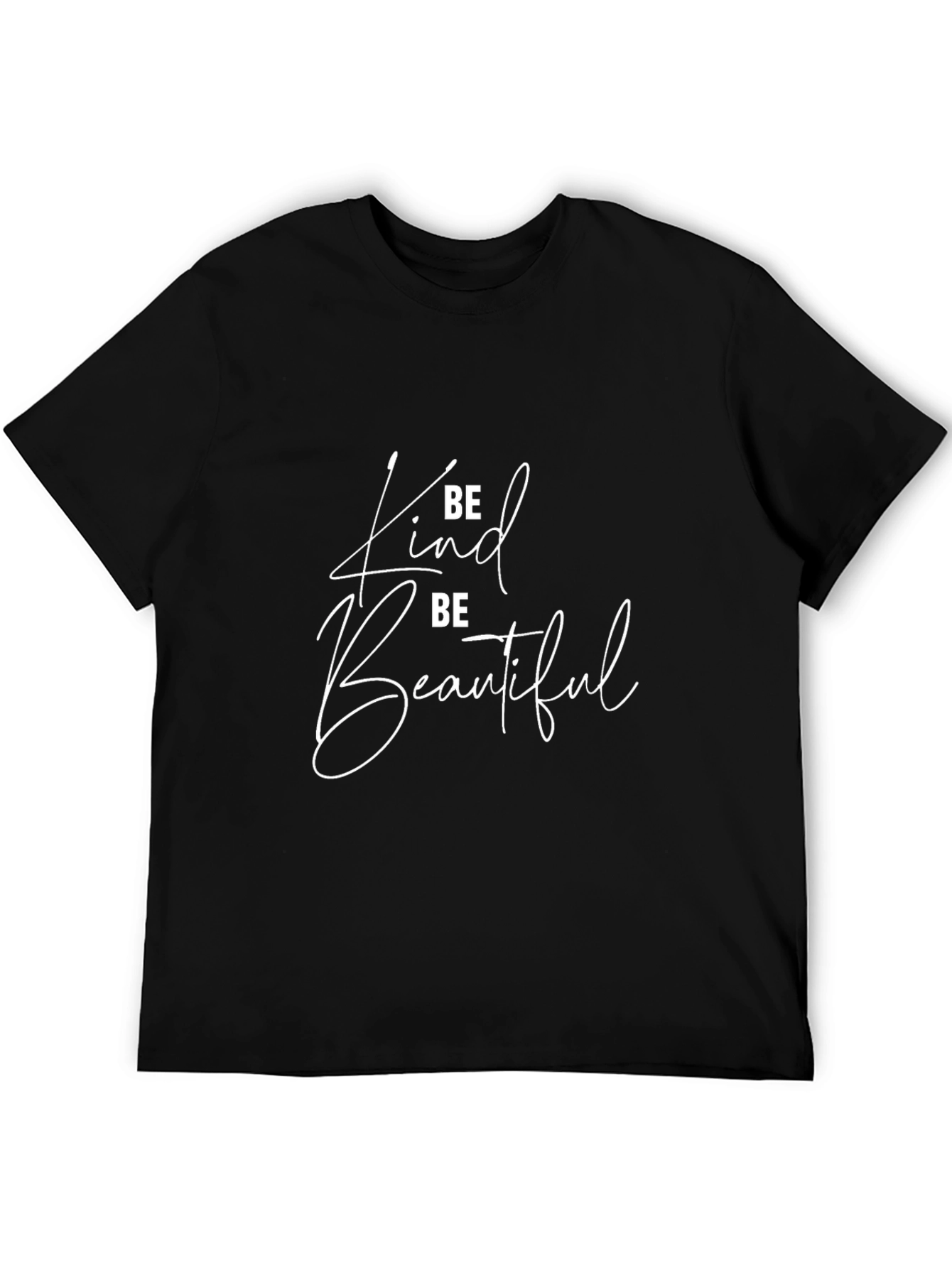 Be Kind Be Beautiful Black T-Shirt