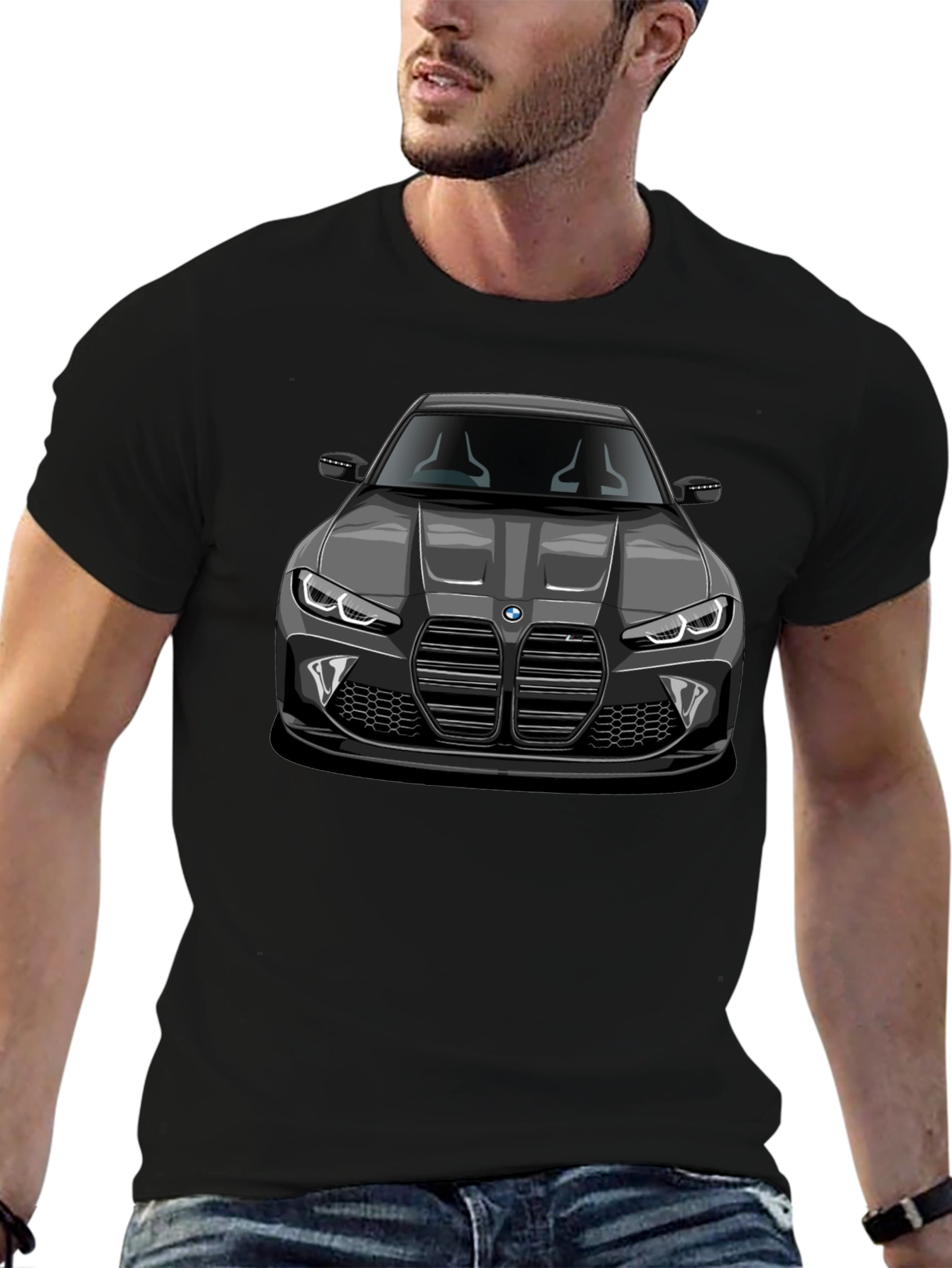BMW M3 Car Graphic T-Shirt - Black
