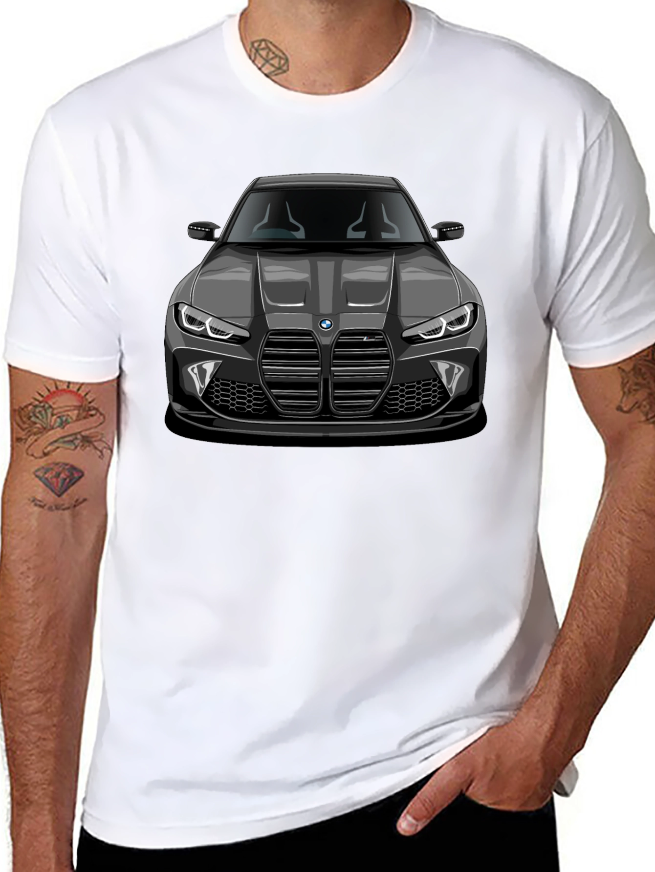 BMW M3 Car Graphic T-Shirt - Black