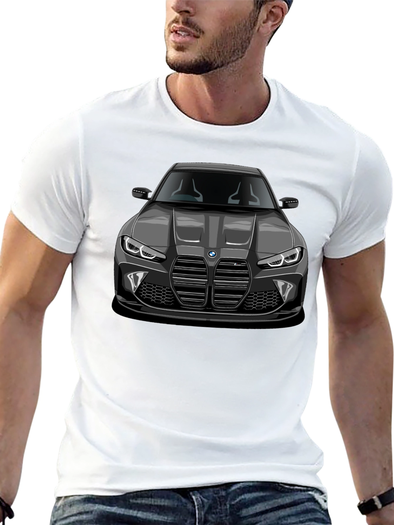 BMW M3 Car Graphic T-Shirt - Black