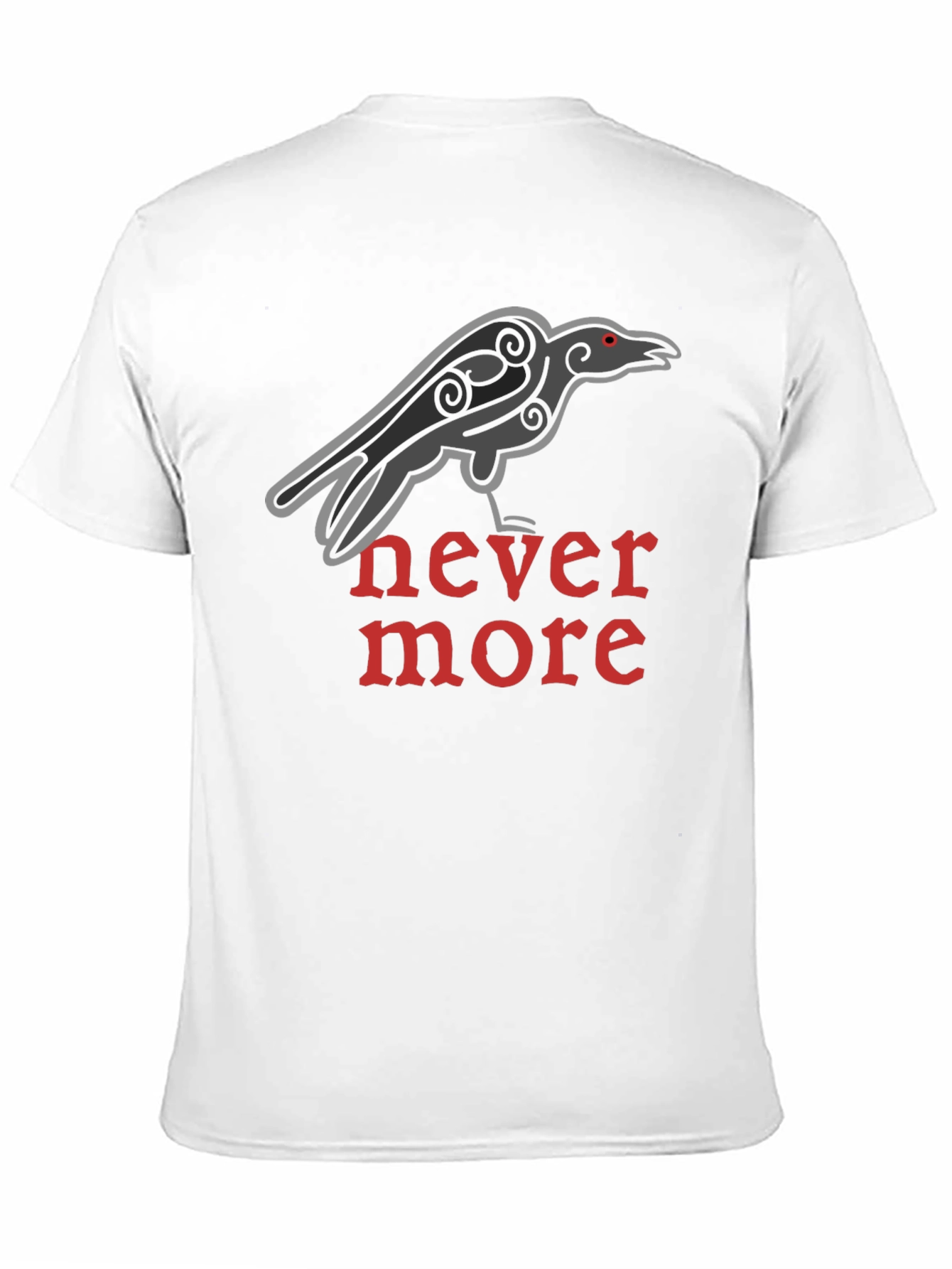 Raven Nevermore T-Shirt - Classic Gothic Design
