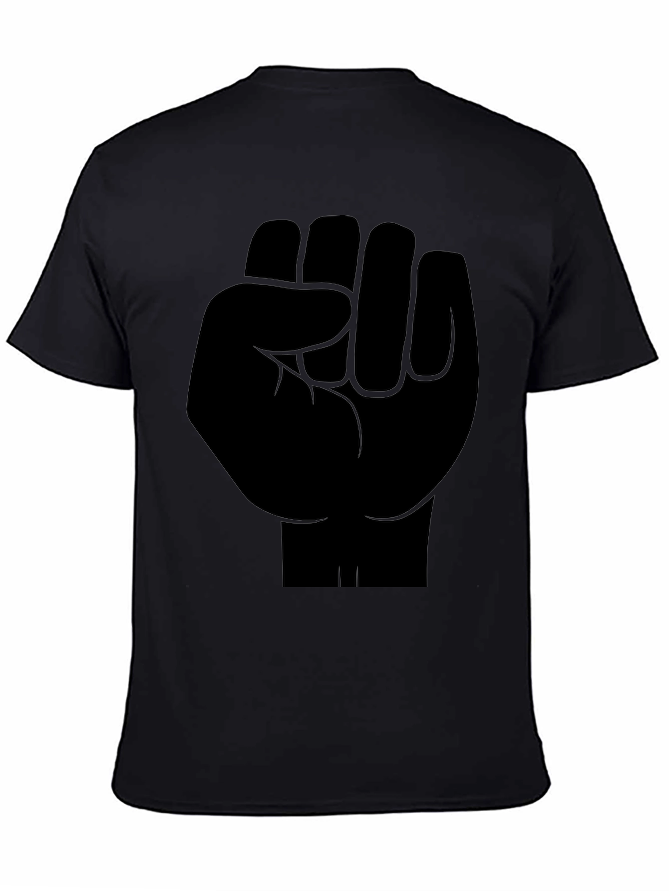 Black Power Fist Graphic Tee - Mens Activism T-Shirt