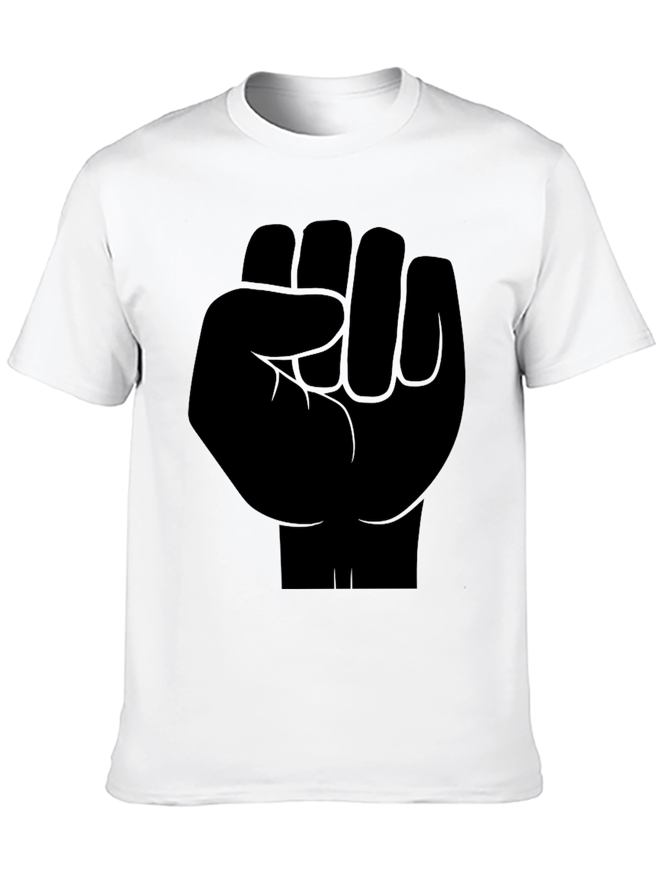Black Power Fist Graphic Tee - Mens Activism T-Shirt