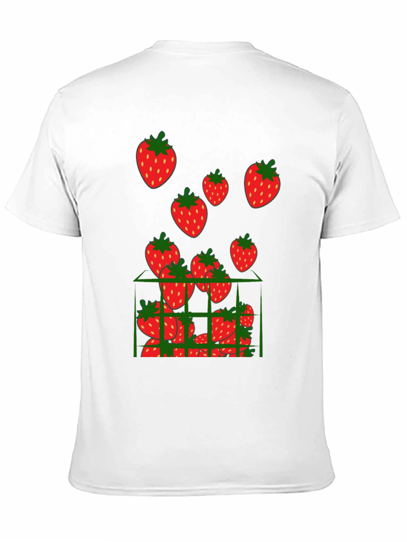 Strawberry Cage Black T-Shirt
