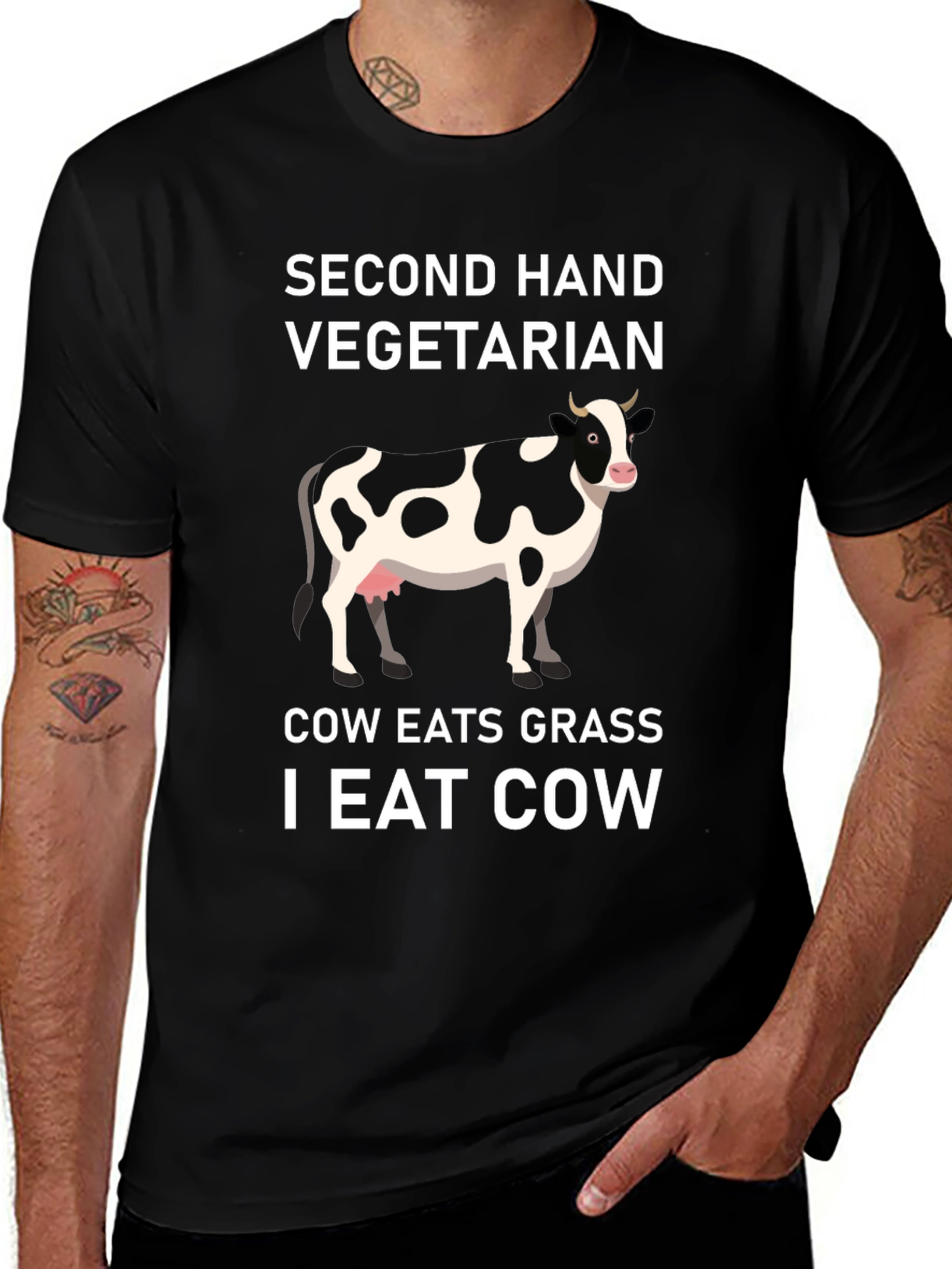 Second Hand Vegetarian T-Shirt
