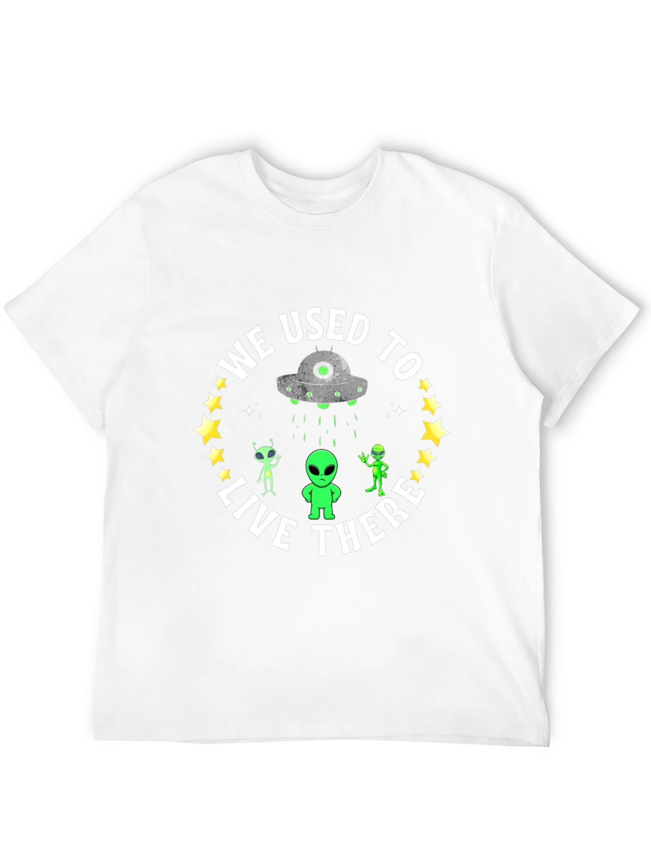 We Used To Live There Alien Graphic Tee