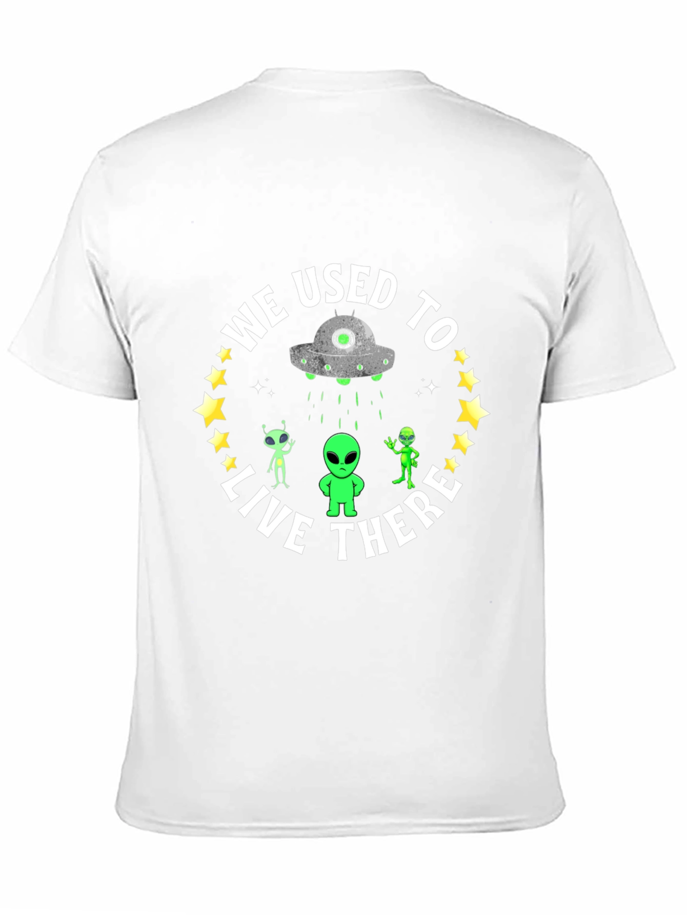 We Used To Live There Alien Graphic Tee