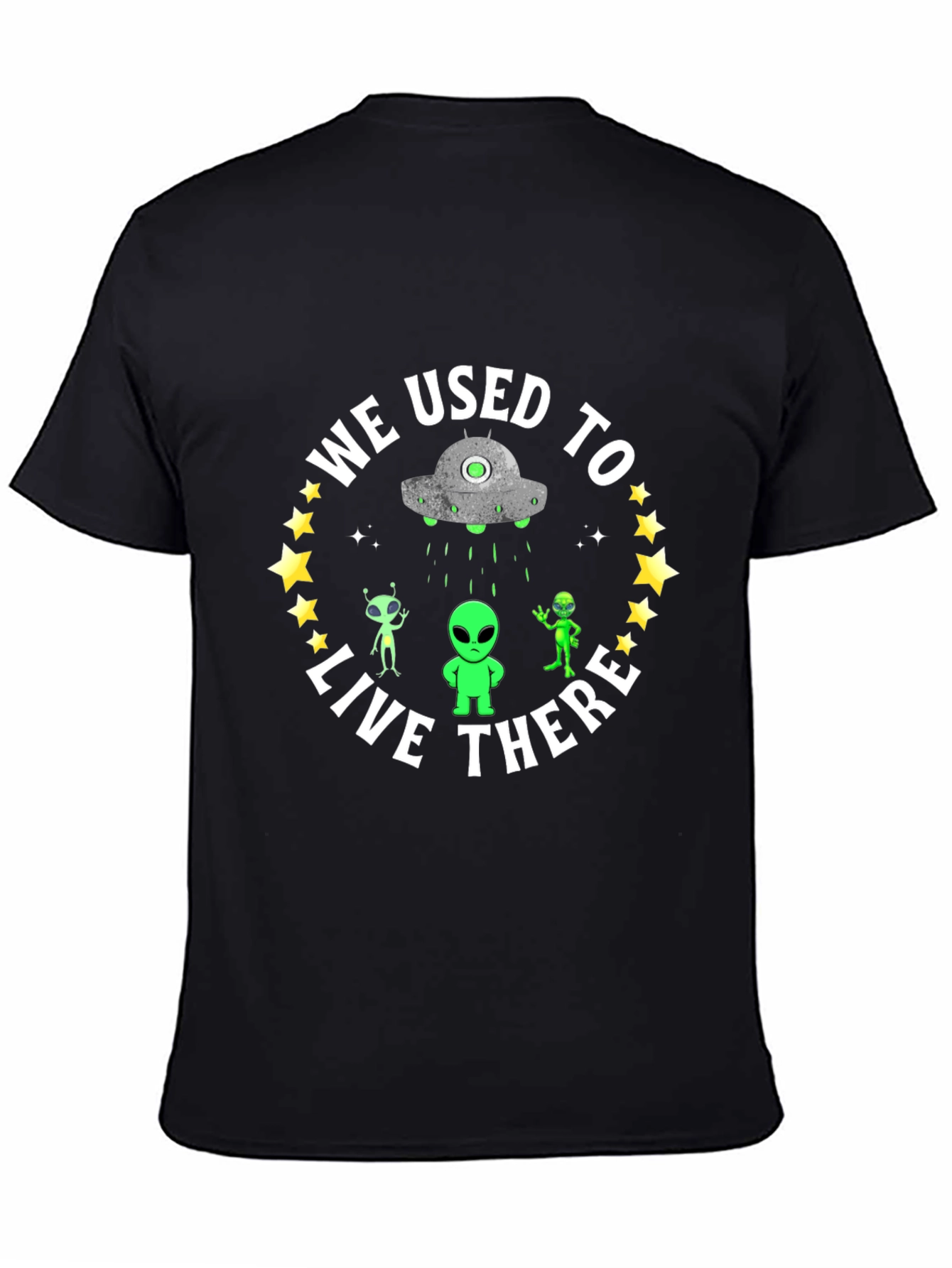 We Used To Live There Alien Graphic Tee