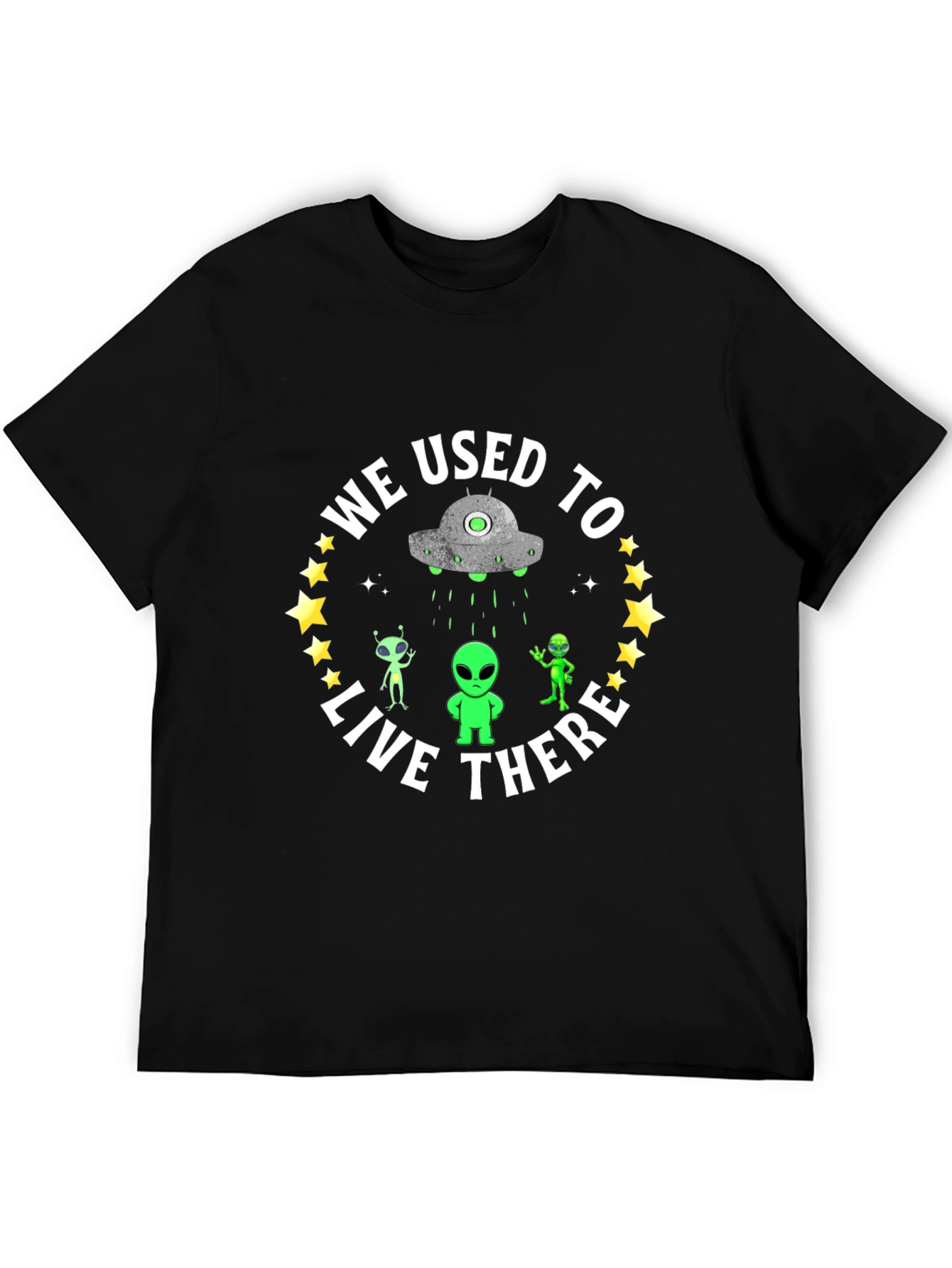 We Used To Live There Alien Graphic Tee