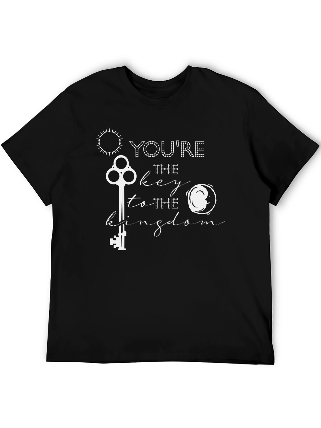 Youre The Key To The Kingdom Black Graphic Tee