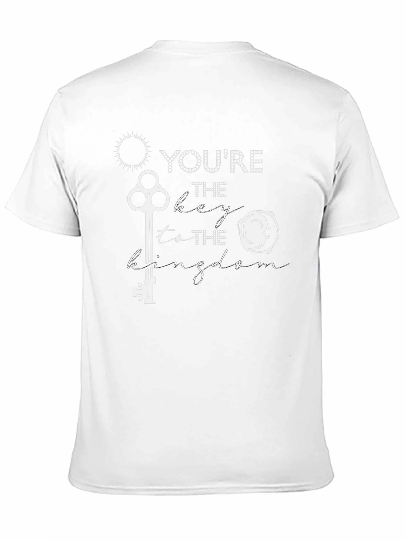Youre The Key To The Kingdom Black Graphic Tee