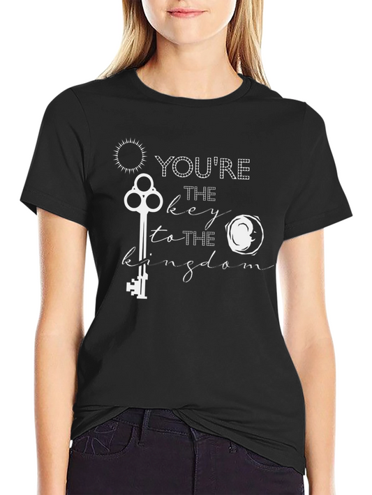 Youre The Key To The Kingdom Black Graphic Tee