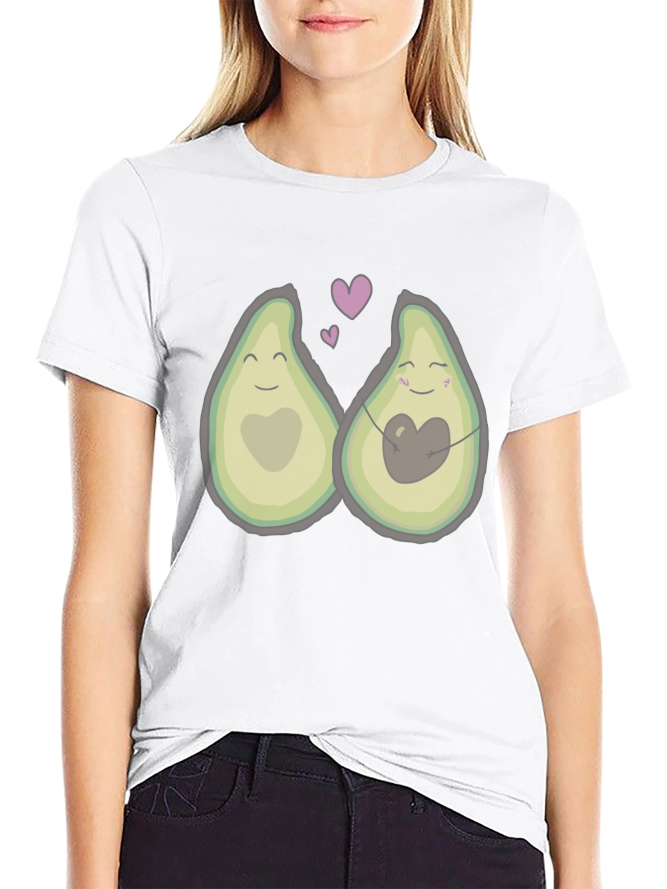 Avocado Love T-Shirt - Cute Matching Couple Tee