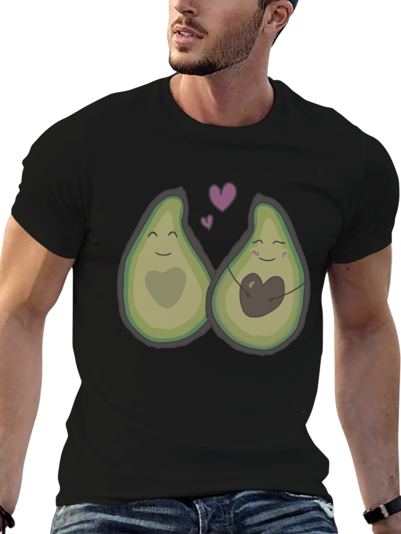Avocado Love T-Shirt - Cute Matching Couple Tee