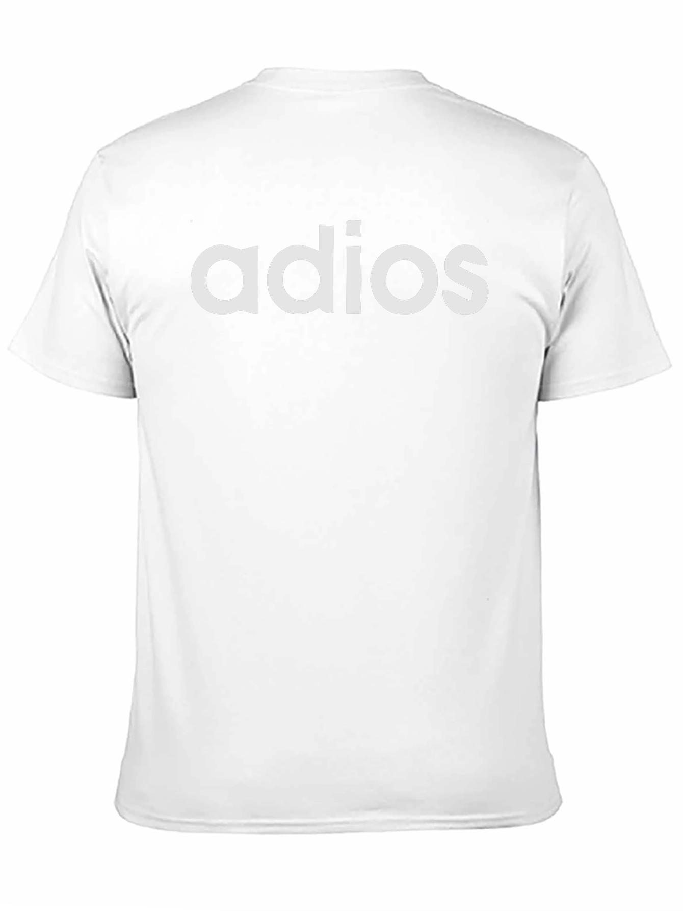 Adios Graphic Tee - Black Casual T-Shirt