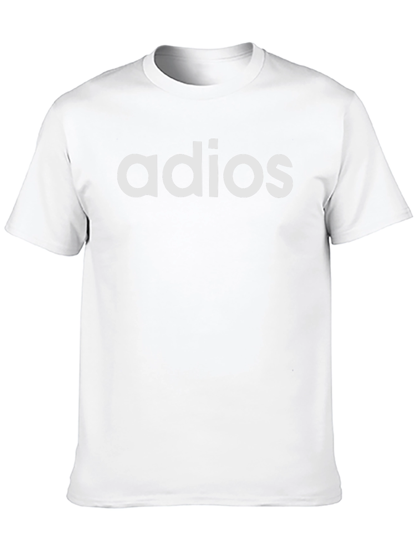 Adios Graphic Tee - Black Casual T-Shirt