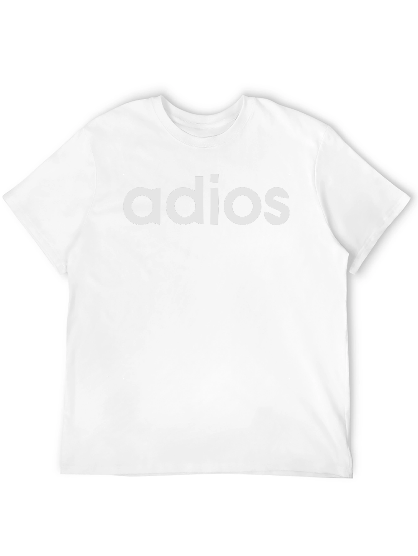 Adios Graphic Tee - Black Casual T-Shirt