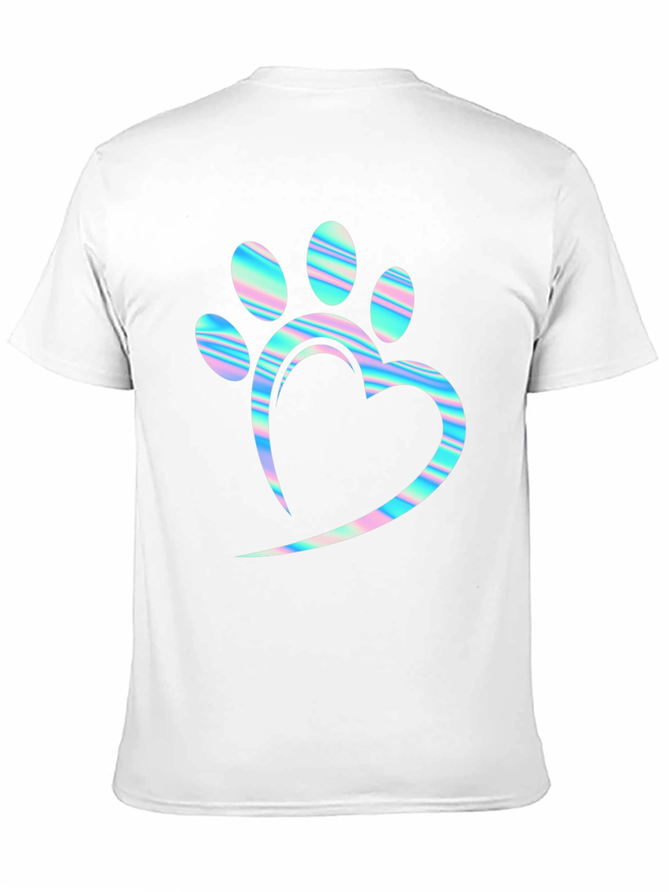 Paw Heart Holographic T-Shirt