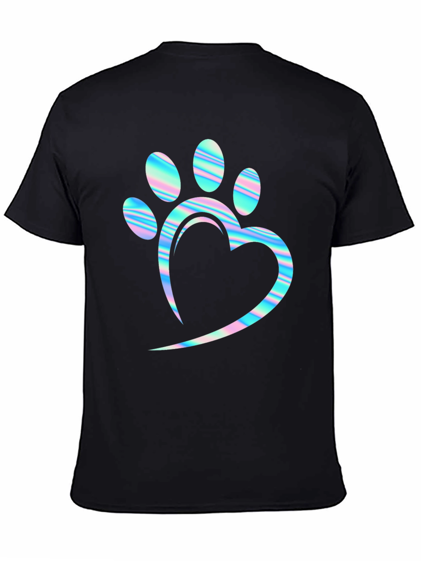 Paw Heart Holographic T-Shirt