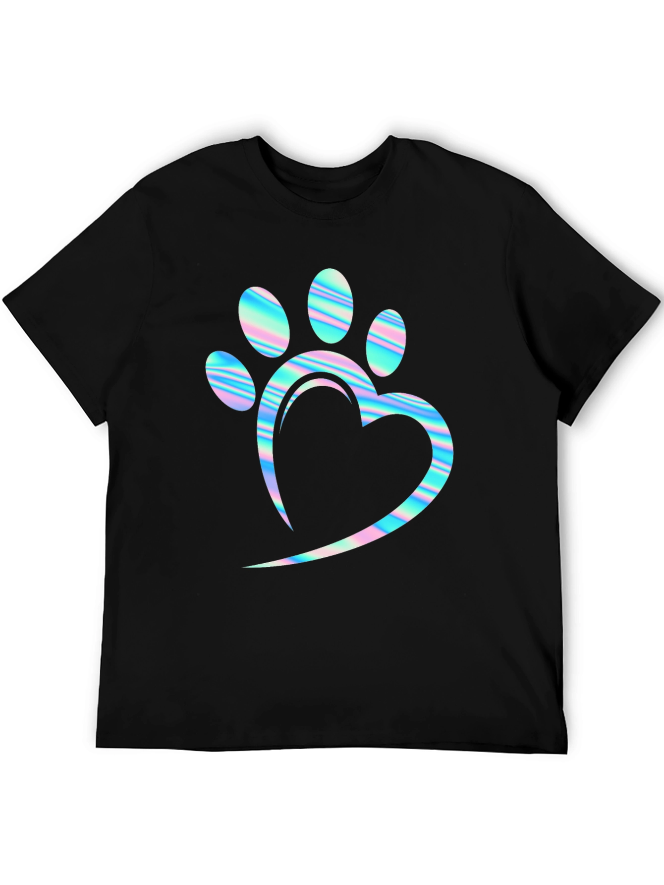 Paw Heart Holographic T-Shirt