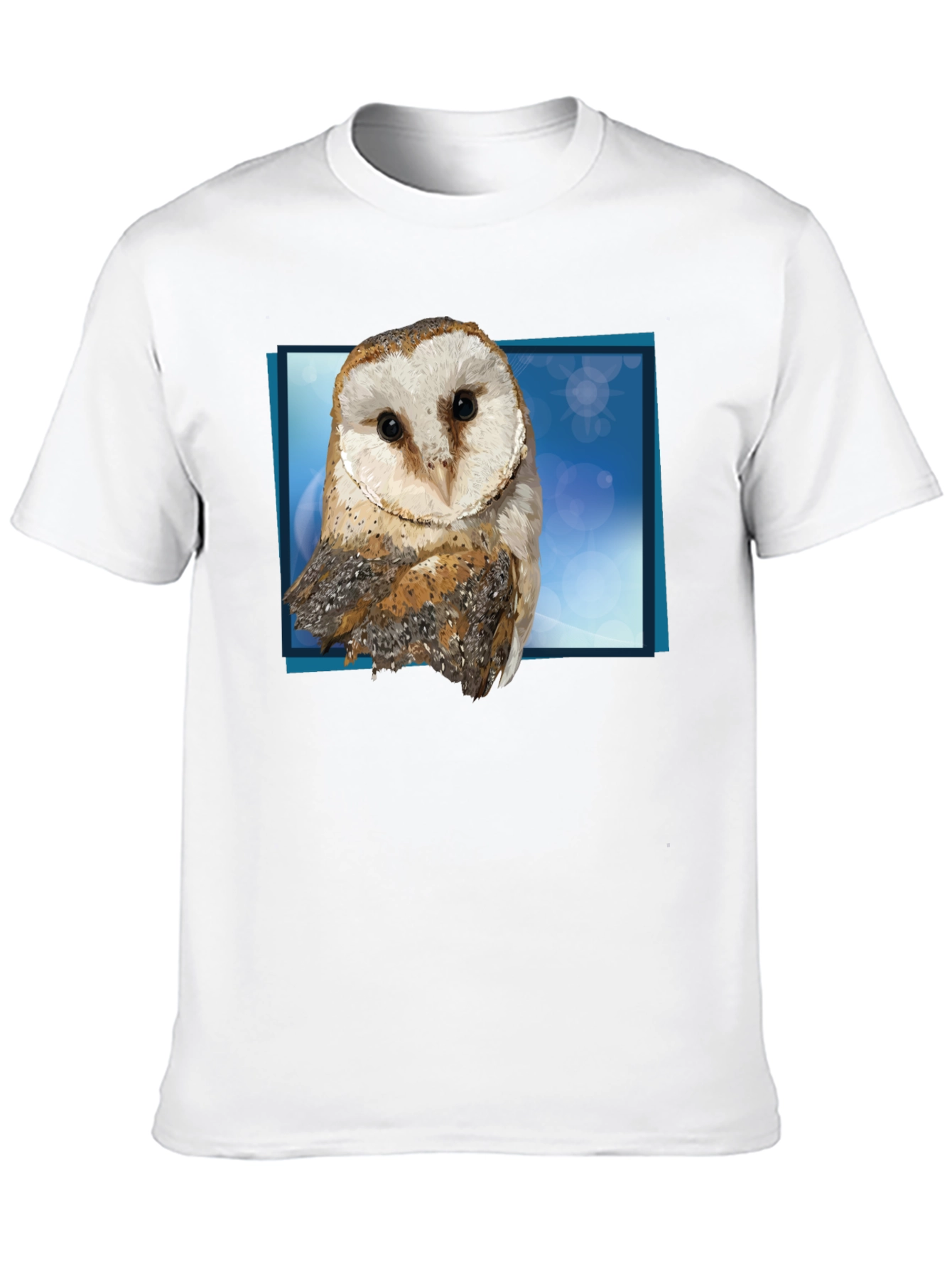 Barn Owl Graphic Tee - Mens Black T-Shirt