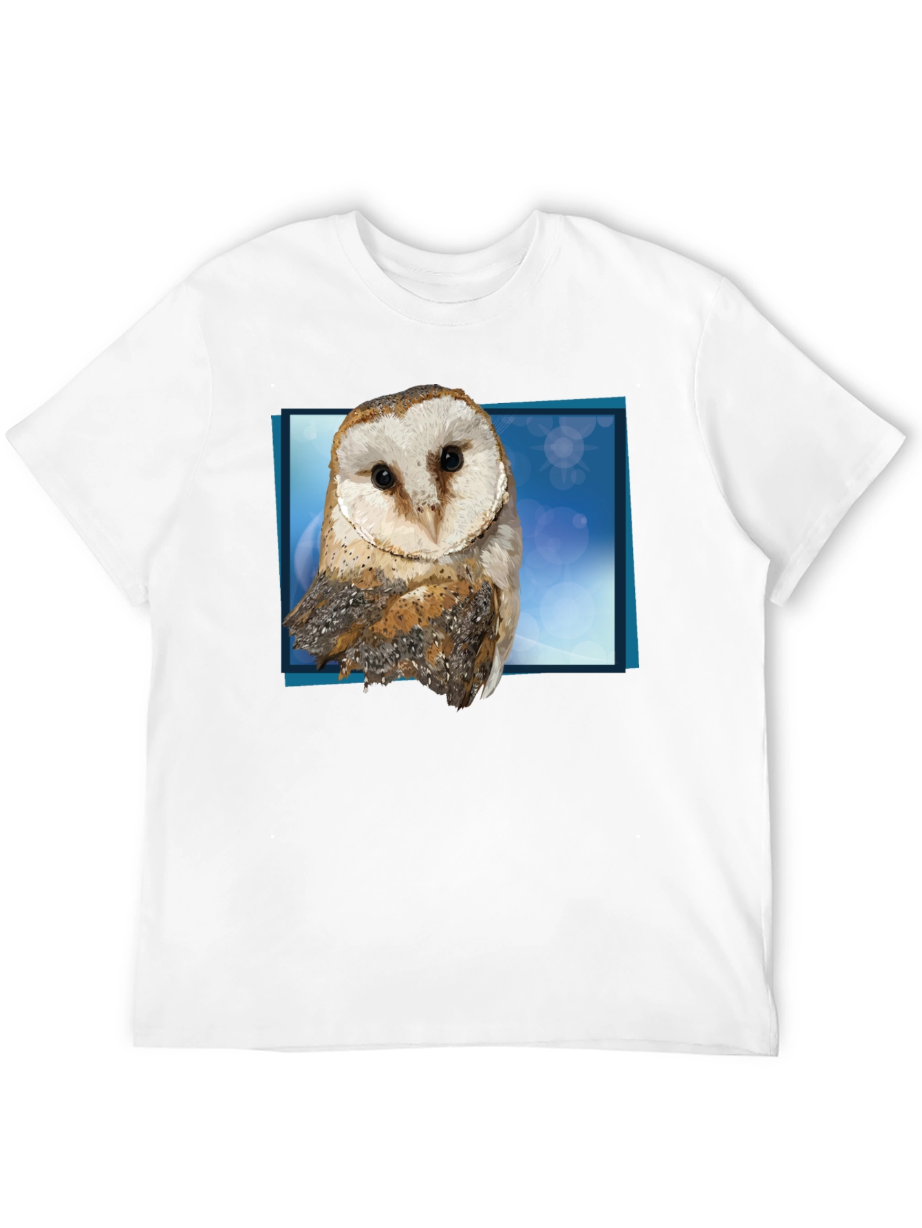 Barn Owl Graphic Tee - Mens Black T-Shirt