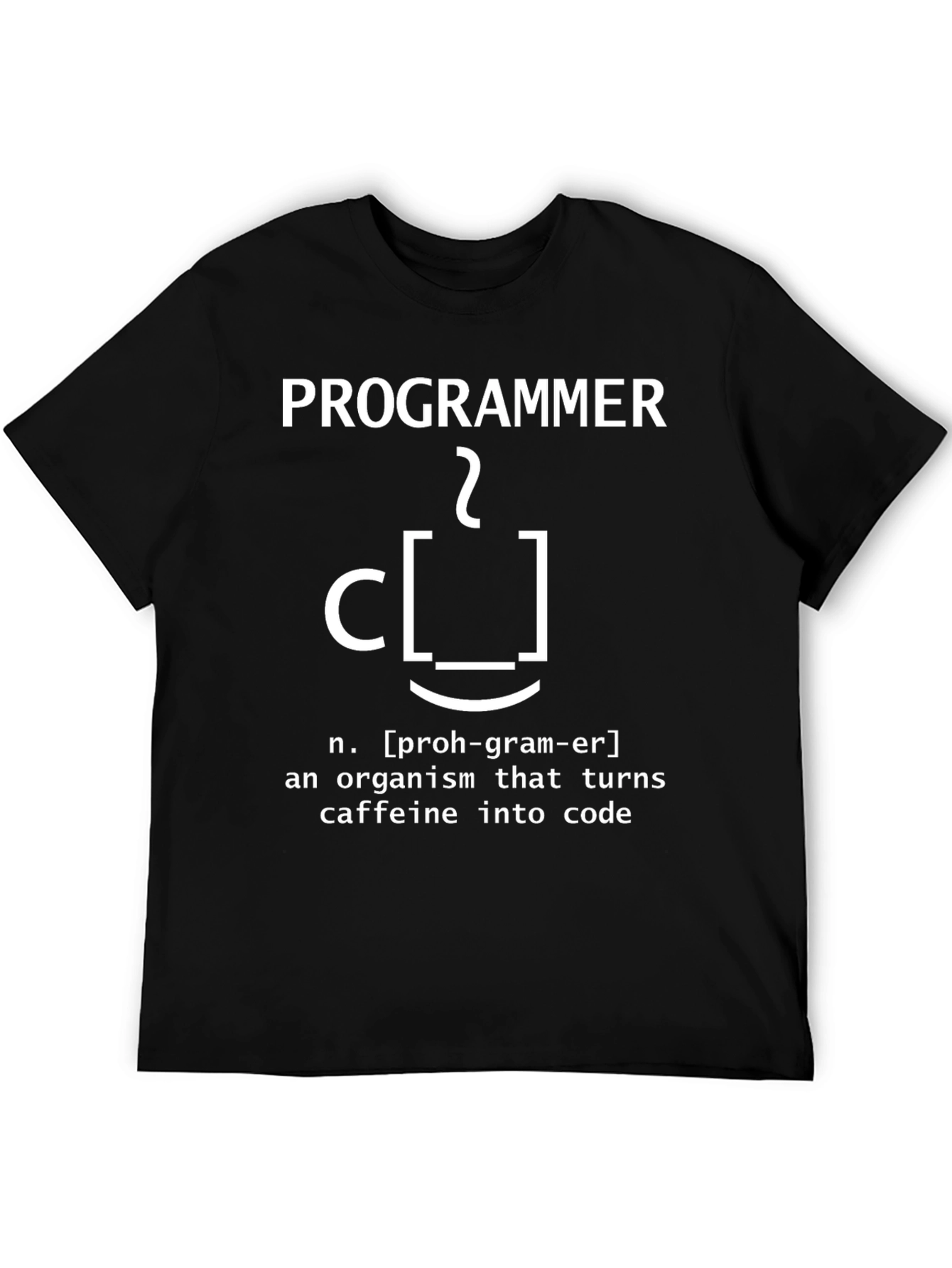 Programmer Definition T-Shirt - Caffeine Coder Tee