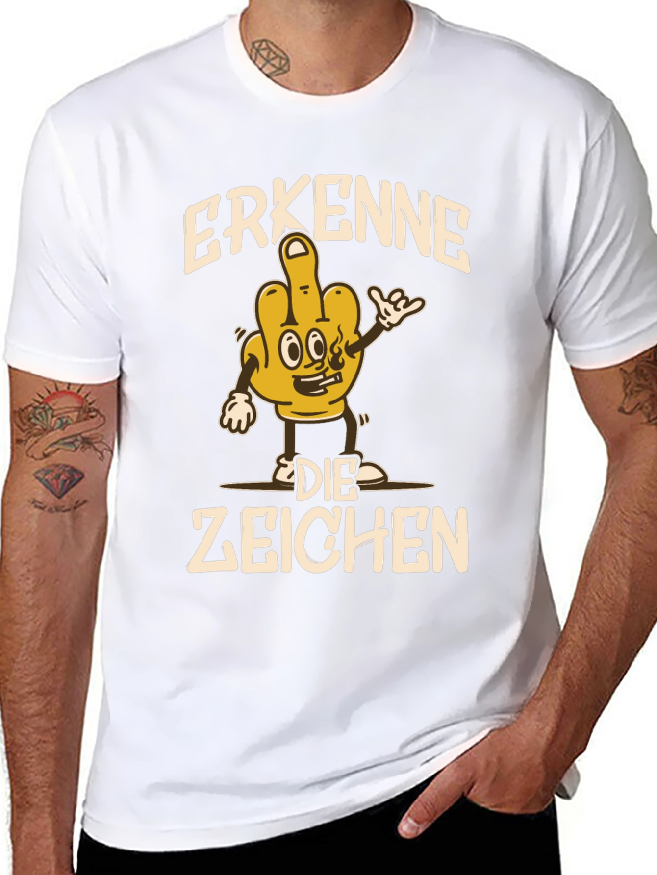 Erkenne Die Zeichen Graphic Tee