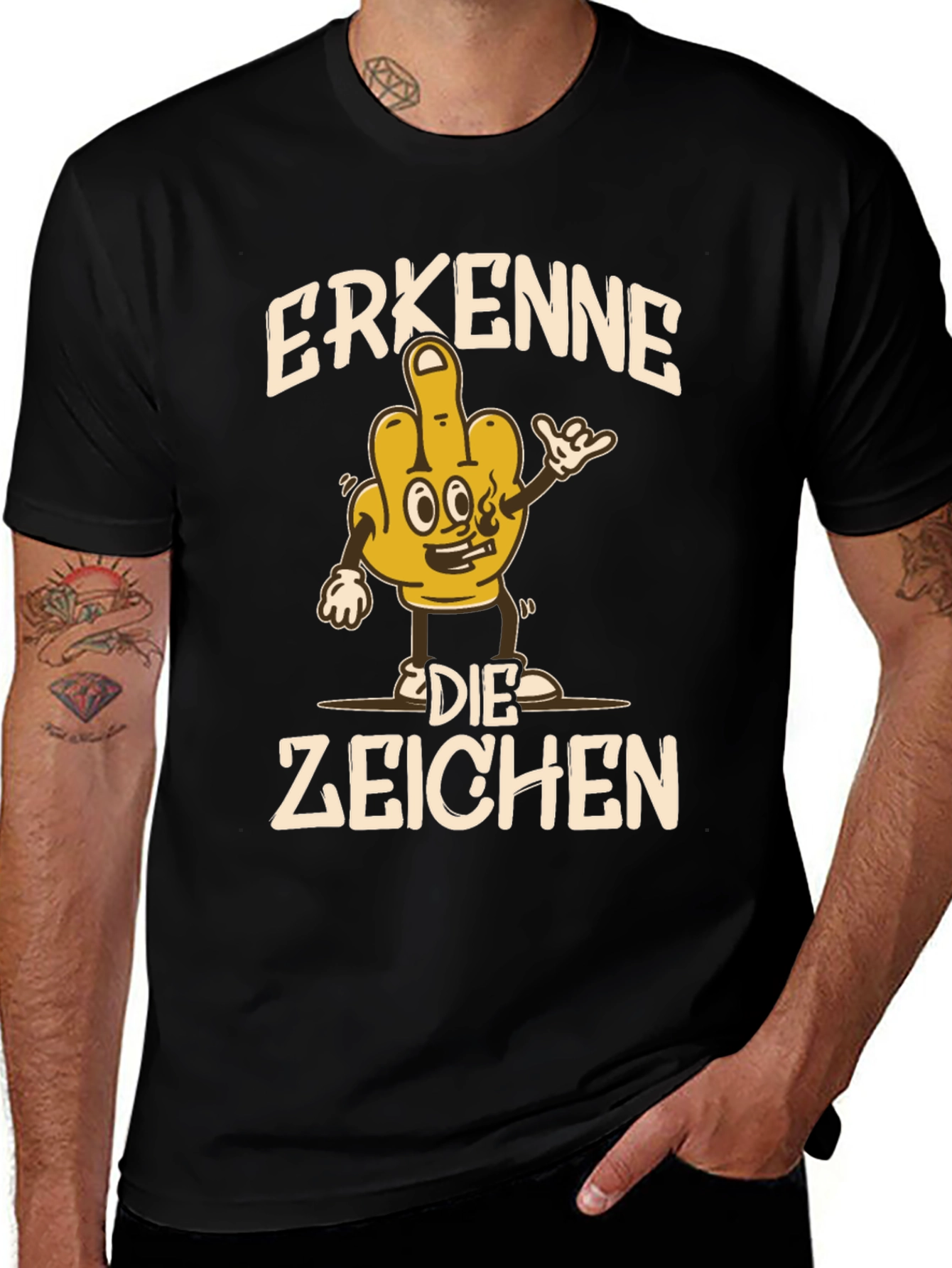Erkenne Die Zeichen Graphic Tee