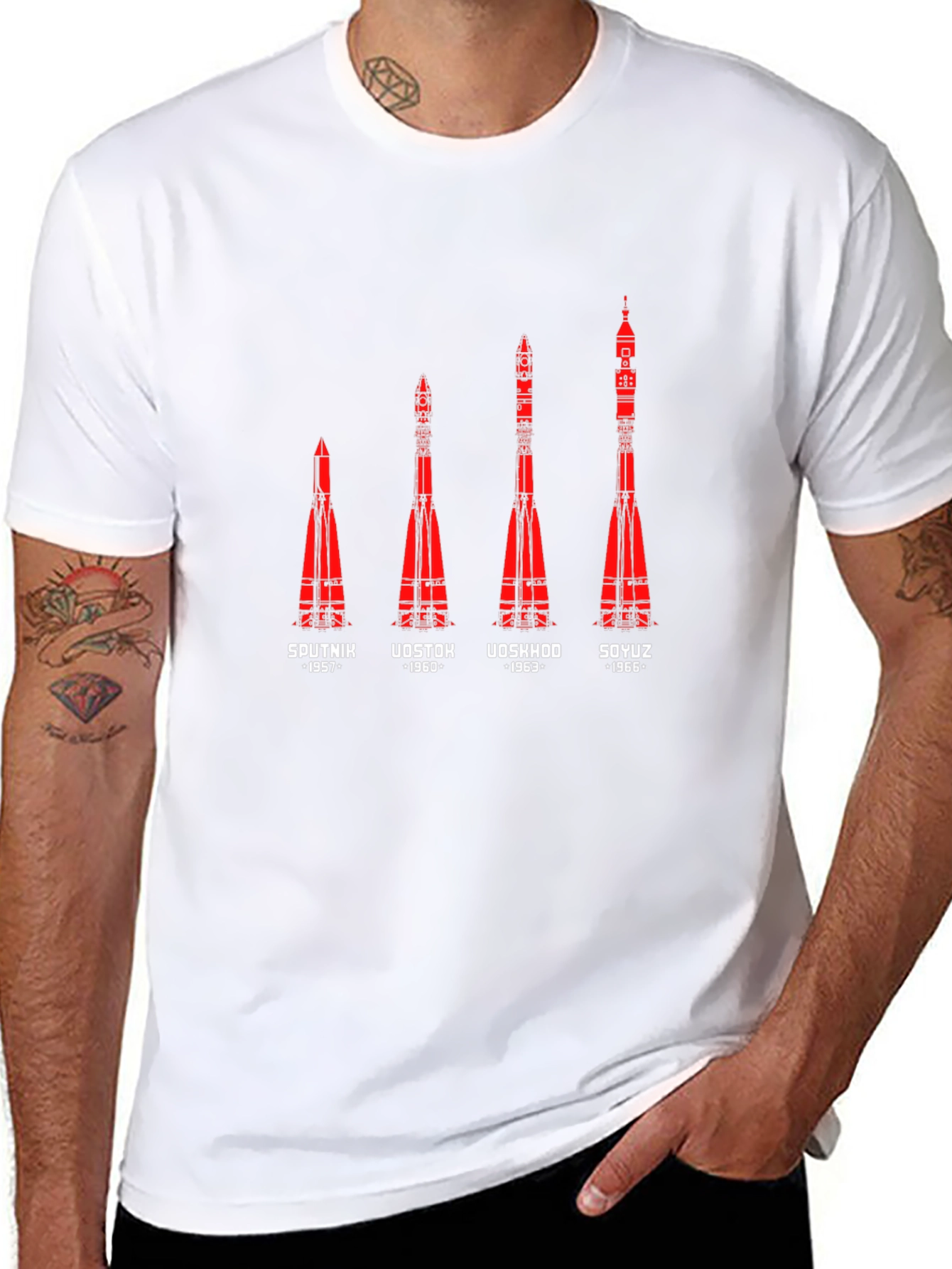 Rocket Evolution T-Shirt - Space History Tee